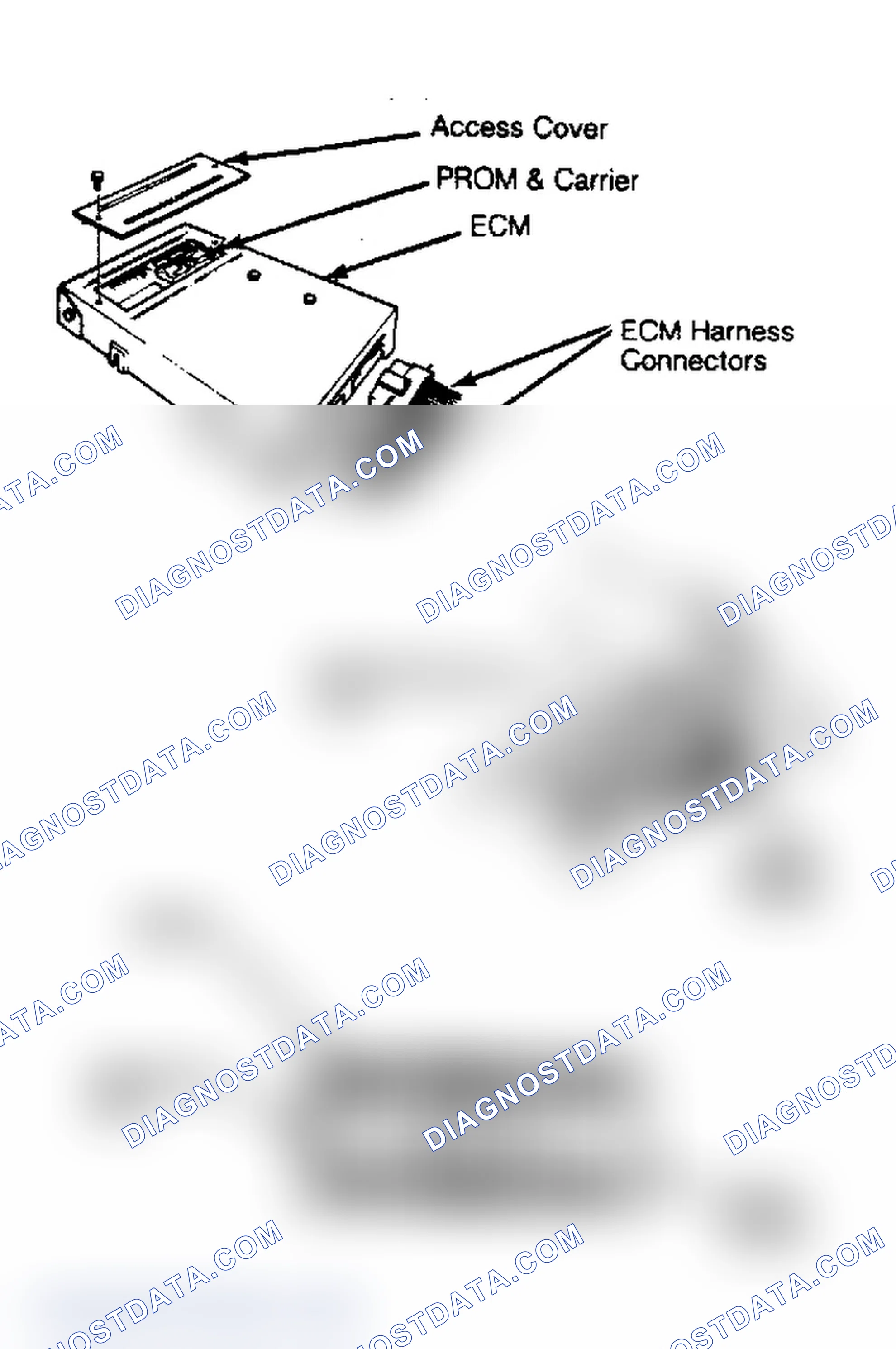 Scheme 11: Replacing PROM in Electronic Control Module Always use PROM removal tool when replacing PROM.