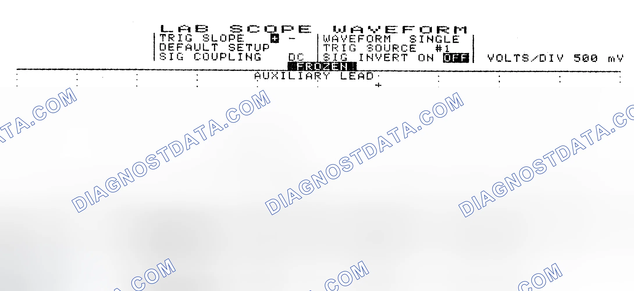 Scheme 10: Single Injector w/Excessive Current Flow - Current Pattern