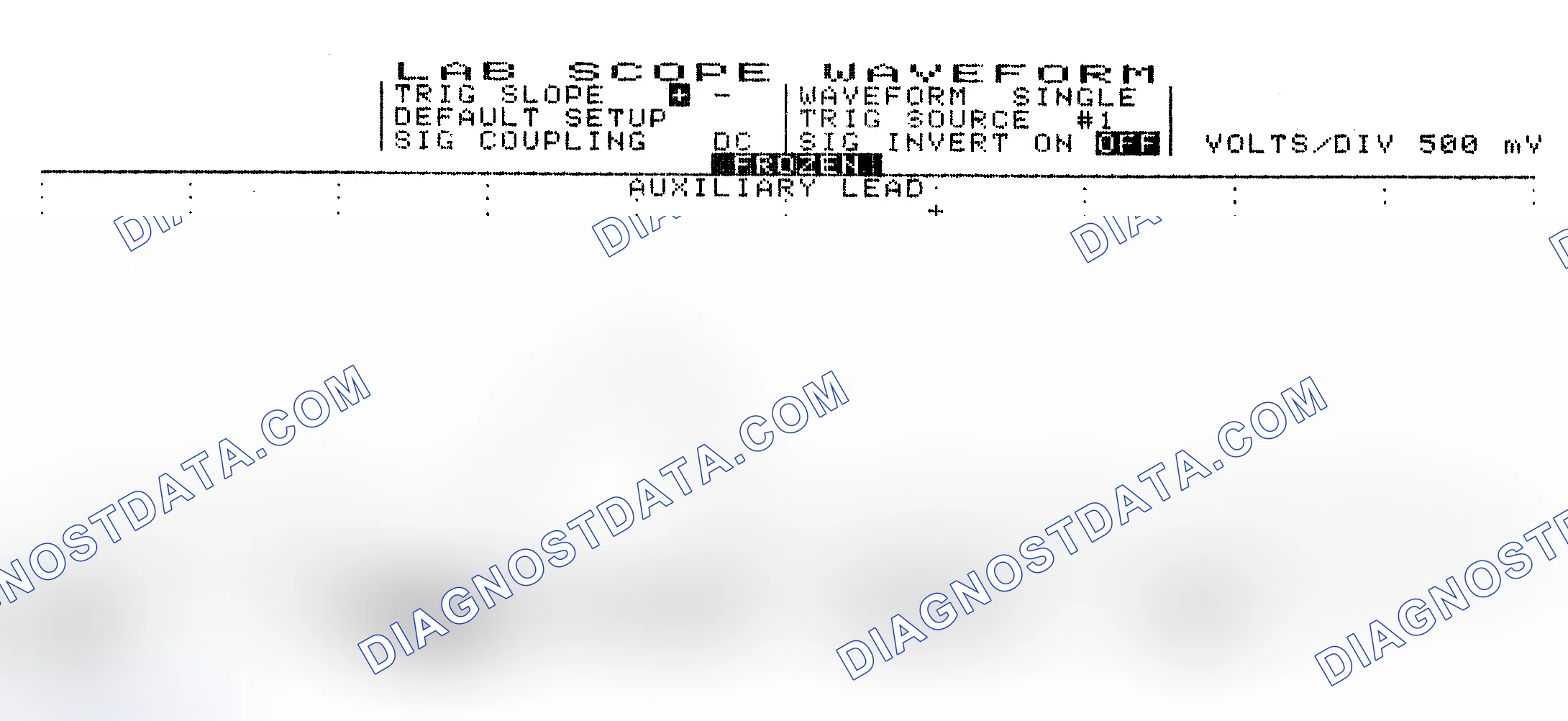 Scheme 10: Single Injector w/Excessive Current Flow - Current Pattern