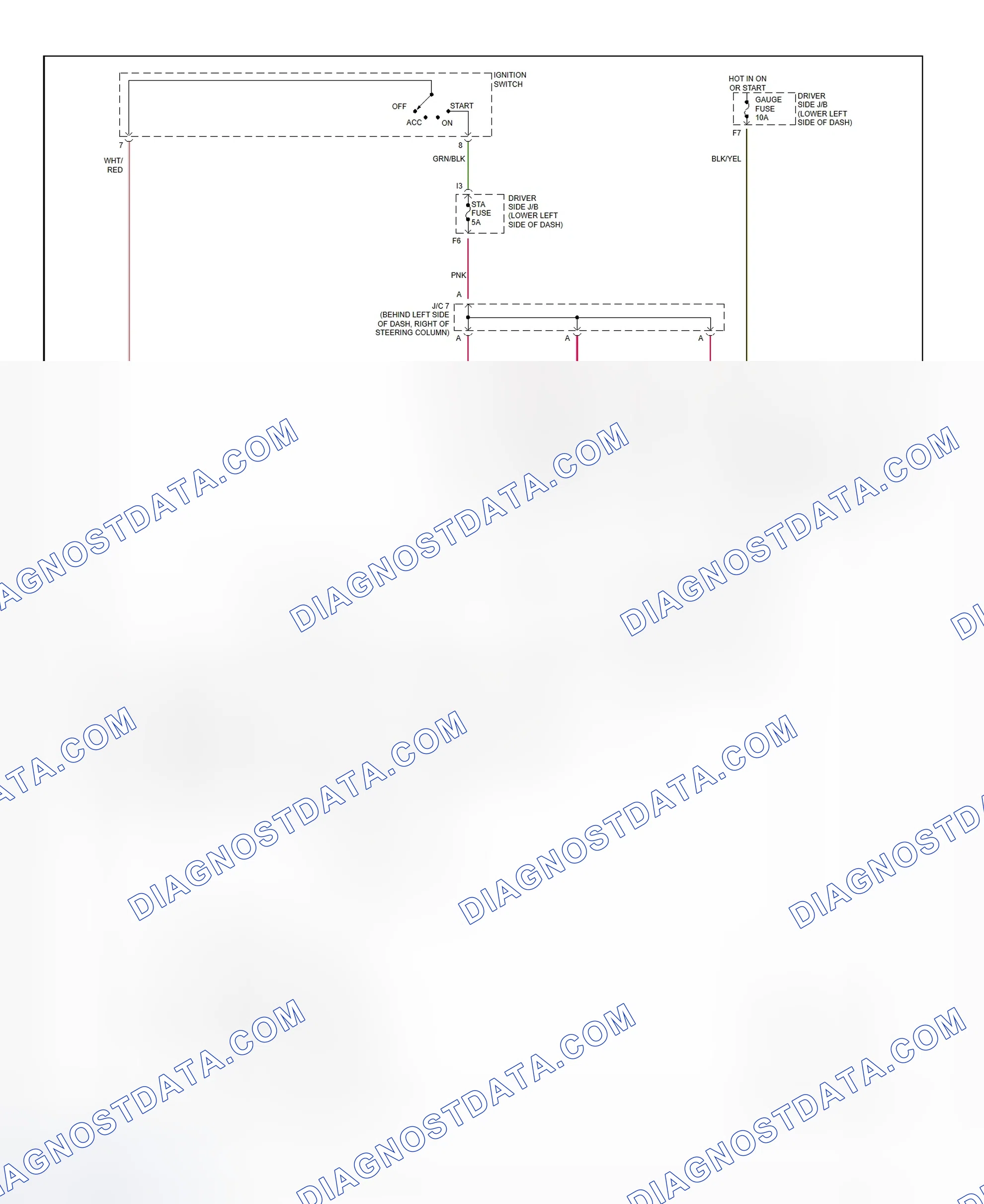 Fig. 31: Starting System Wiring Diagram (Tundra)