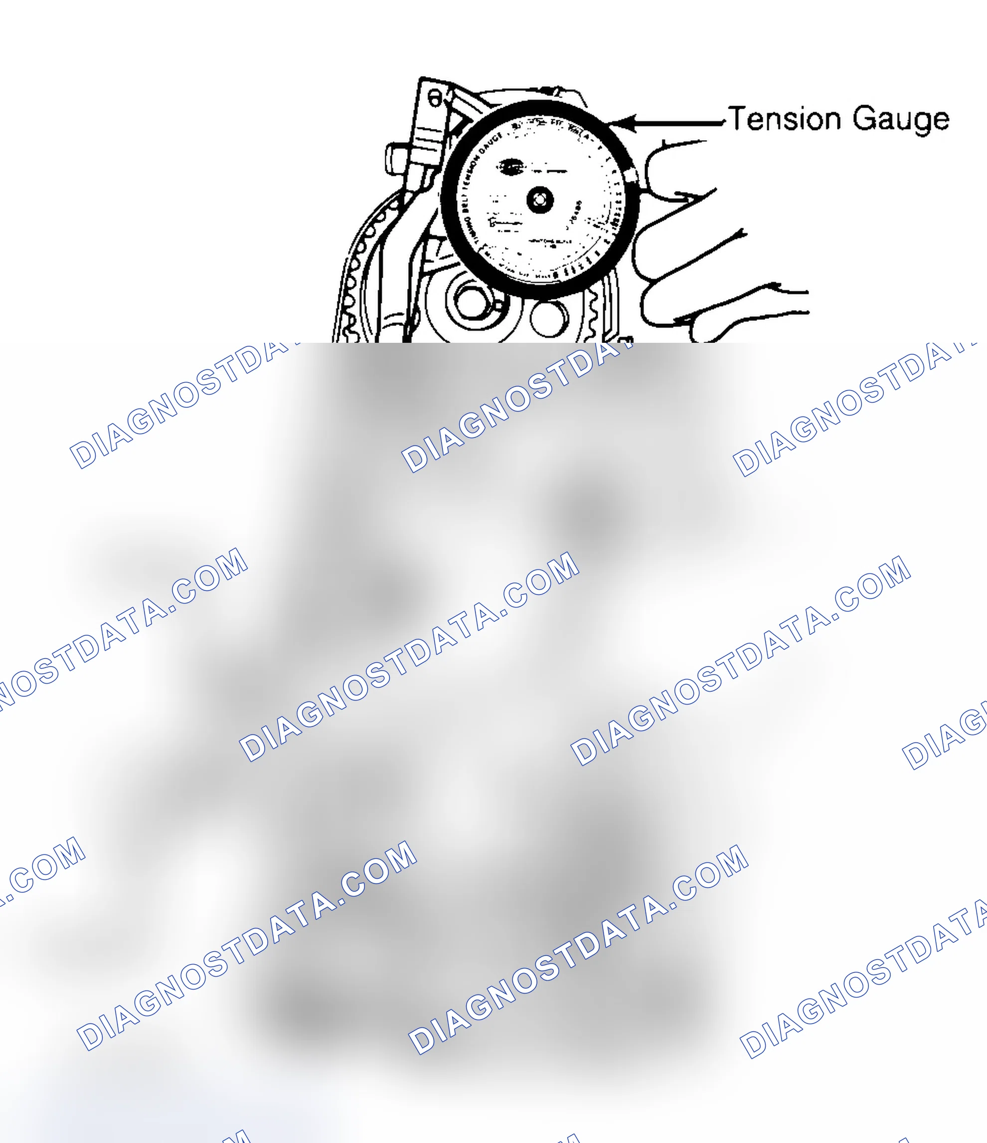 Scheme 28: Adjusting Typical Timing Belt Tension