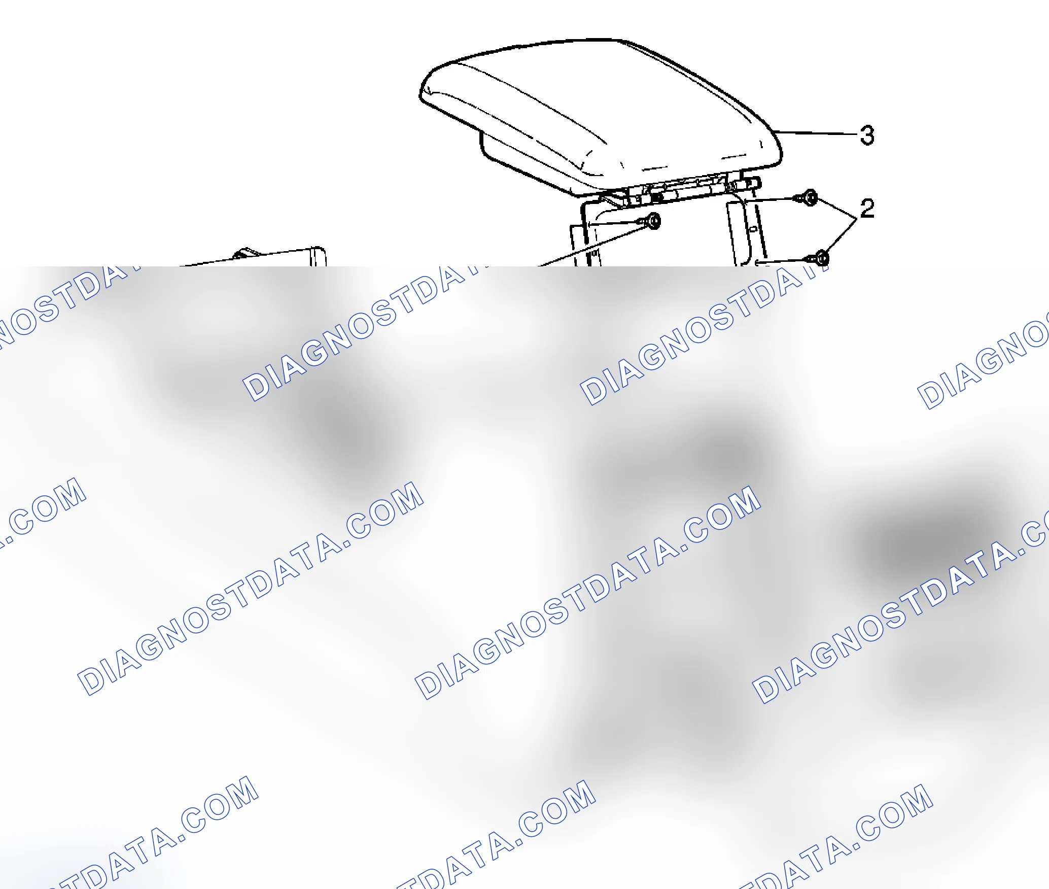 Scheme 46: Front Floor Console Armrest Replacement
