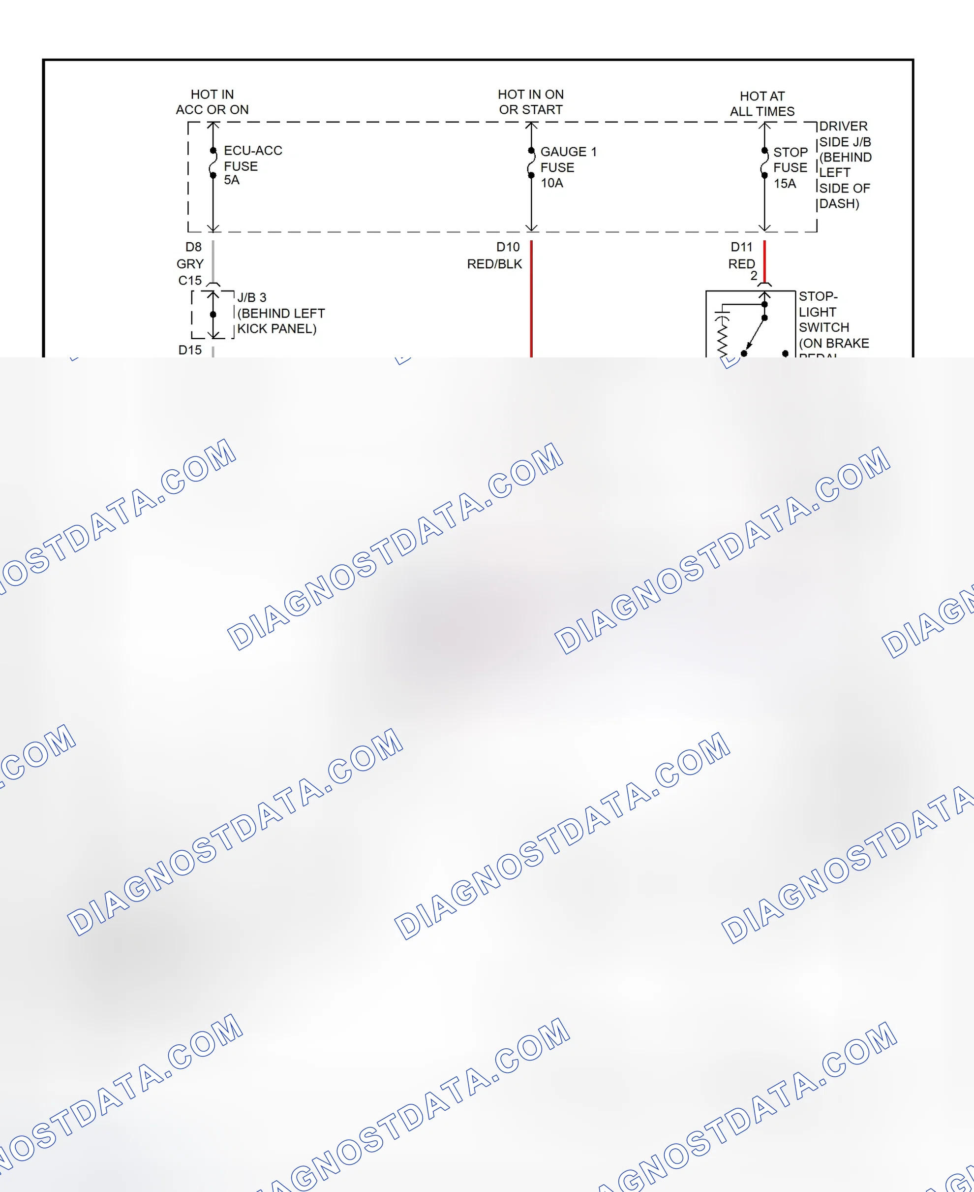 Scheme 294: Shift Interlock System Wiring Diagram (2001 - Toyota Avalon)