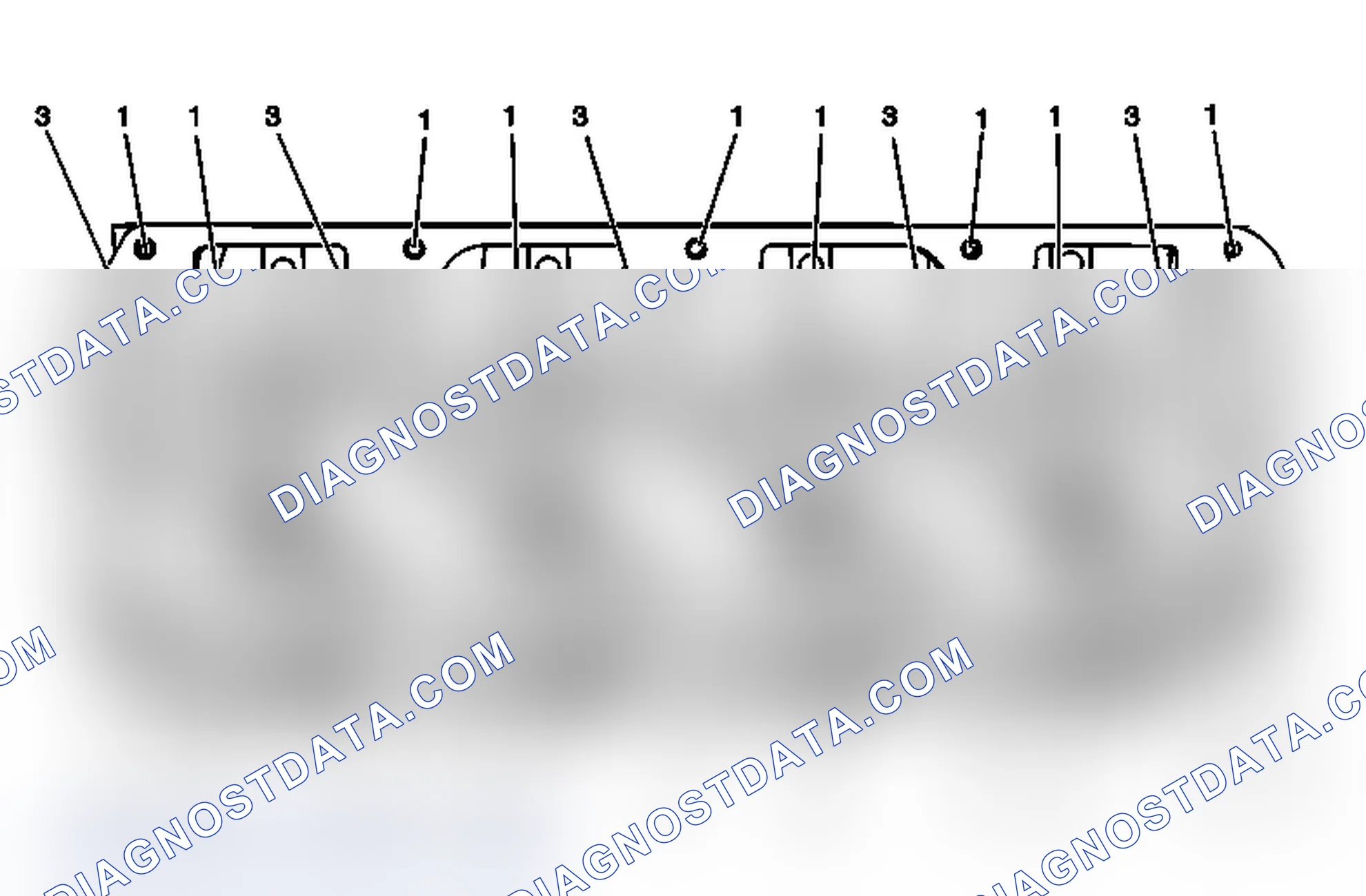 Scheme 411: Cylinder Head - Top View
