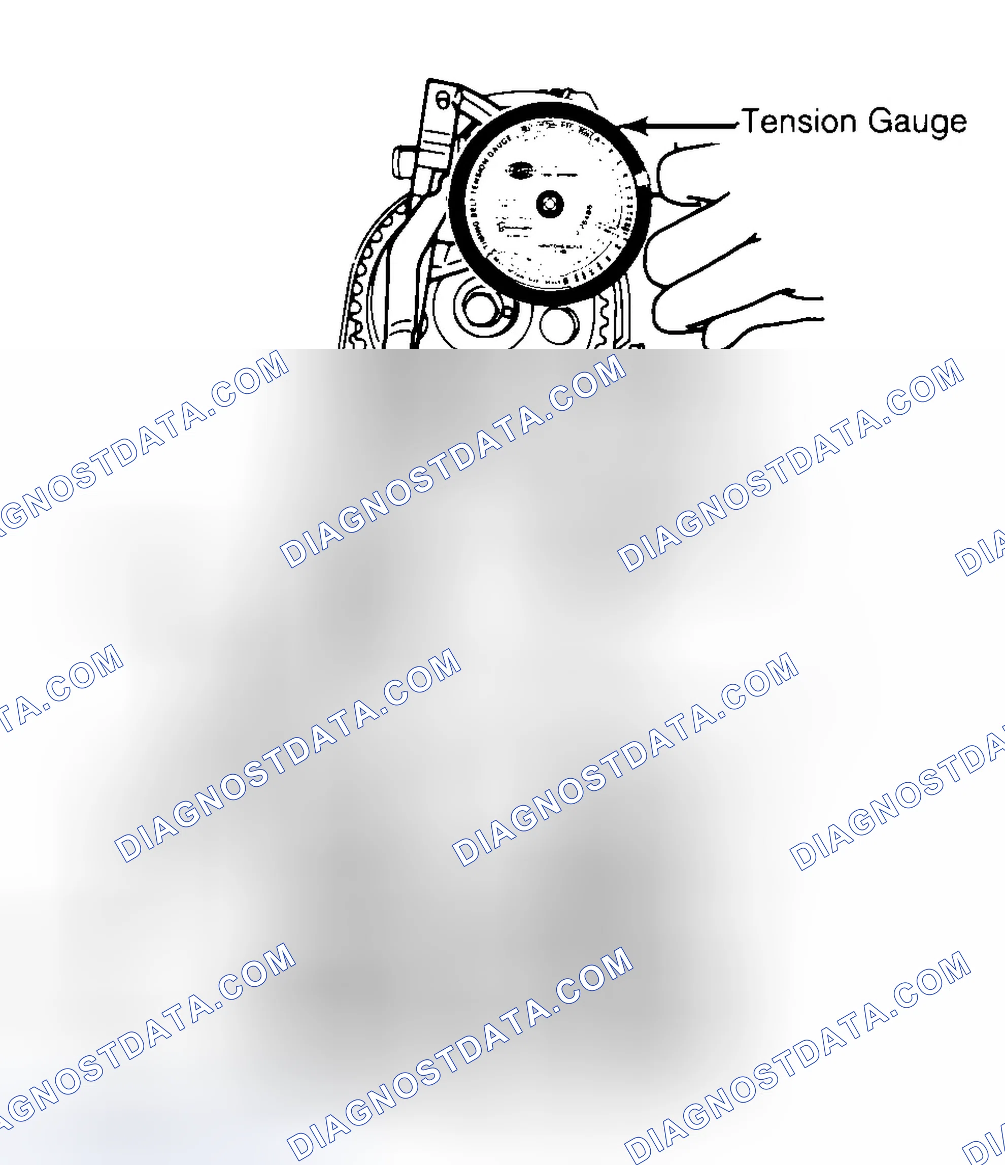 Scheme 3: Adjusting Typical Timing Belt Tension