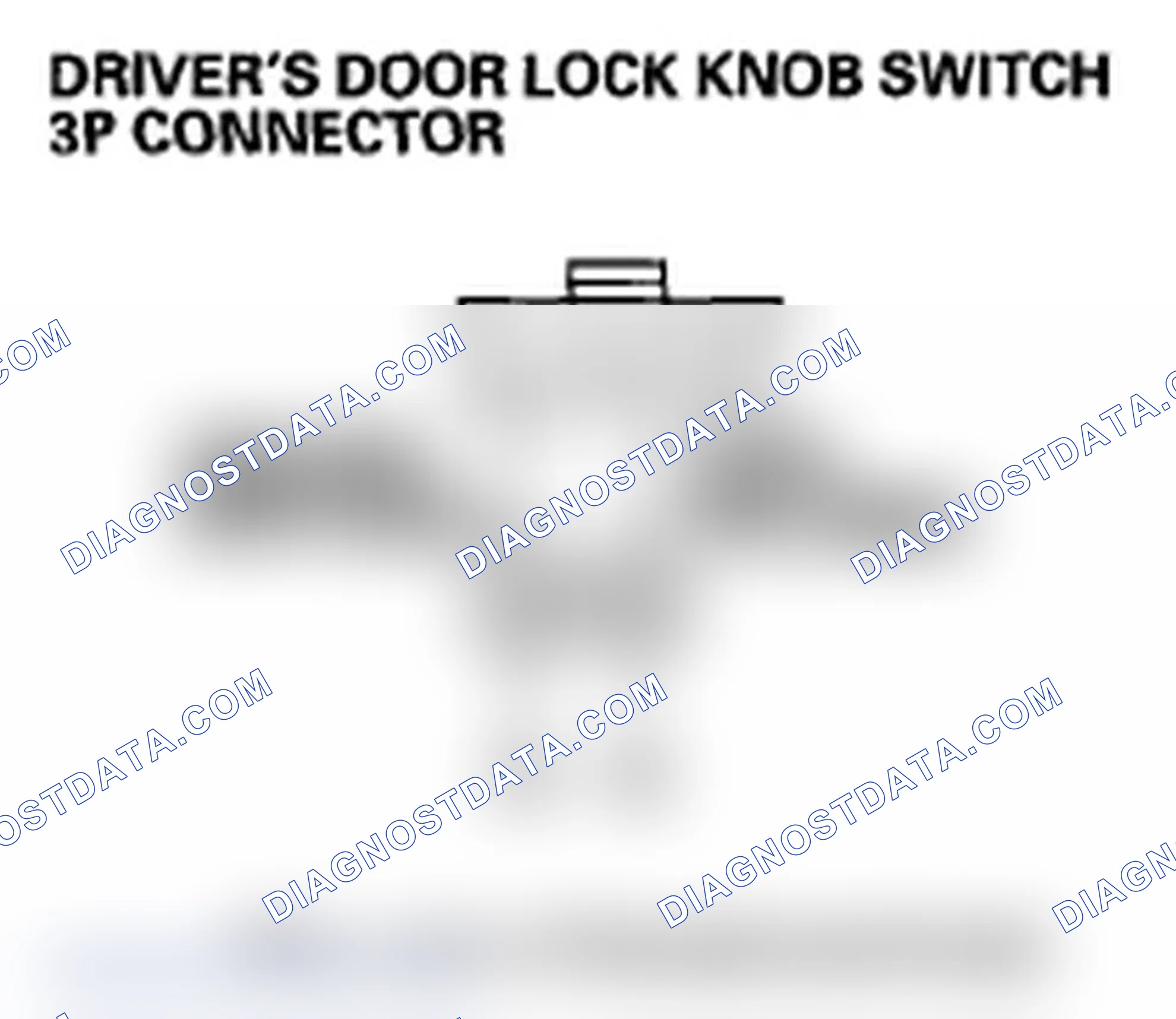 Scheme 60: DTC B1129: Driver's Door Lock Knob Switch Signal Error