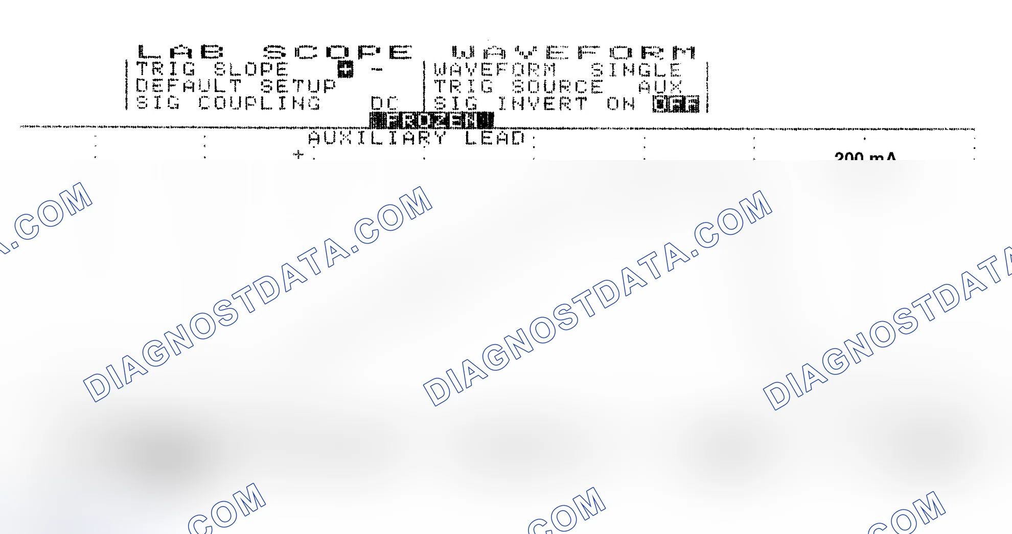 Scheme 13: Single Injector w/Normal Current Flow - Current Pattern