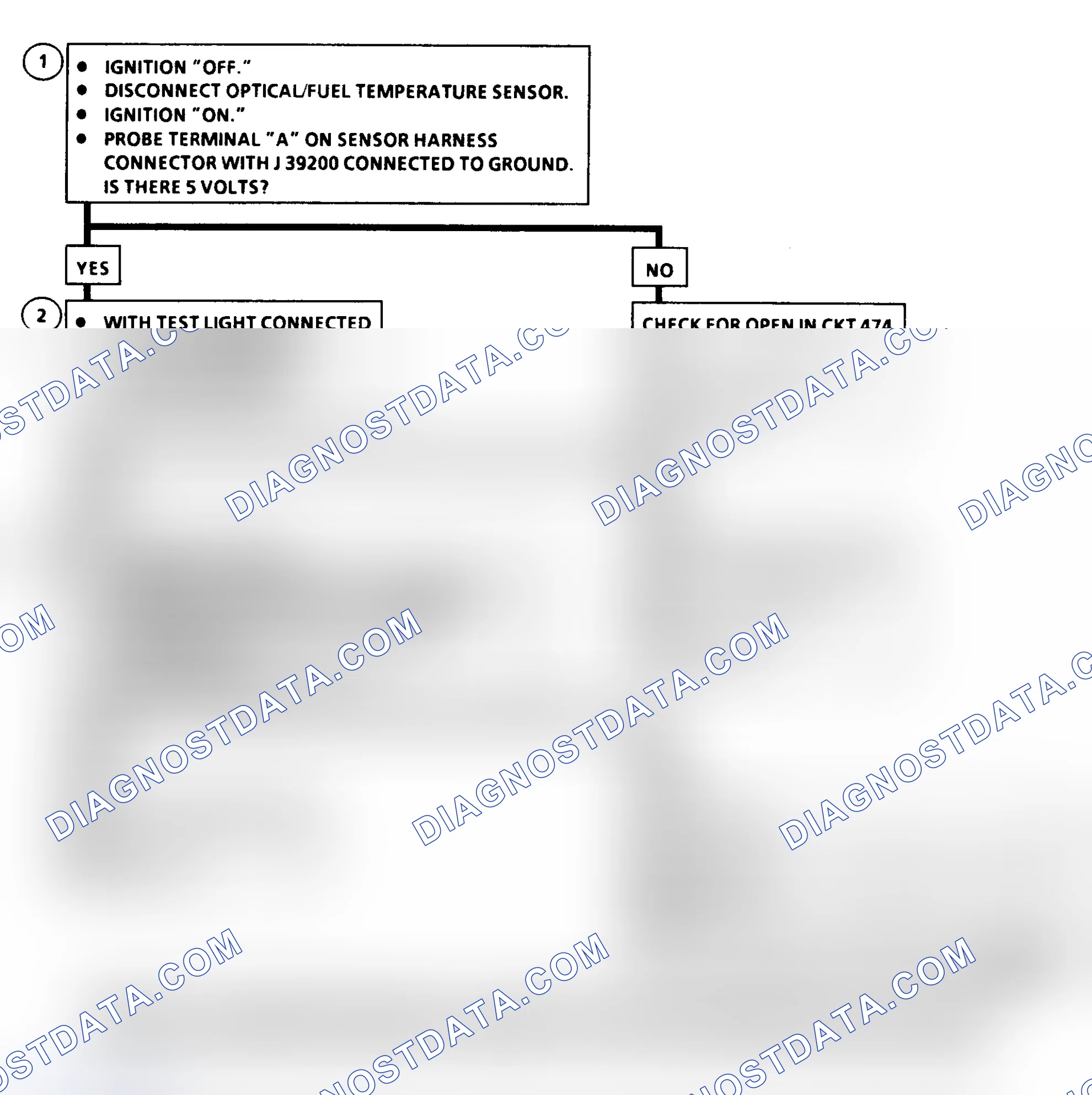 Scheme 126: DTC 17 Flow Chart (6.5L Diesel) High Resolution Circuit Fault