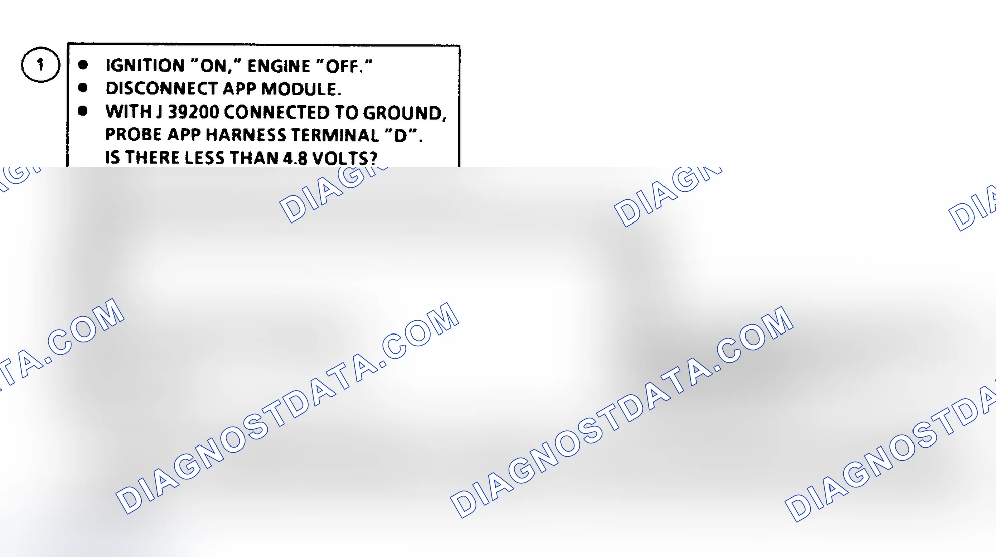 Scheme 225: DTC 99 Flow Chart ("C" & "K" Series) APP No. 2 (5-Volt Reference Fault)