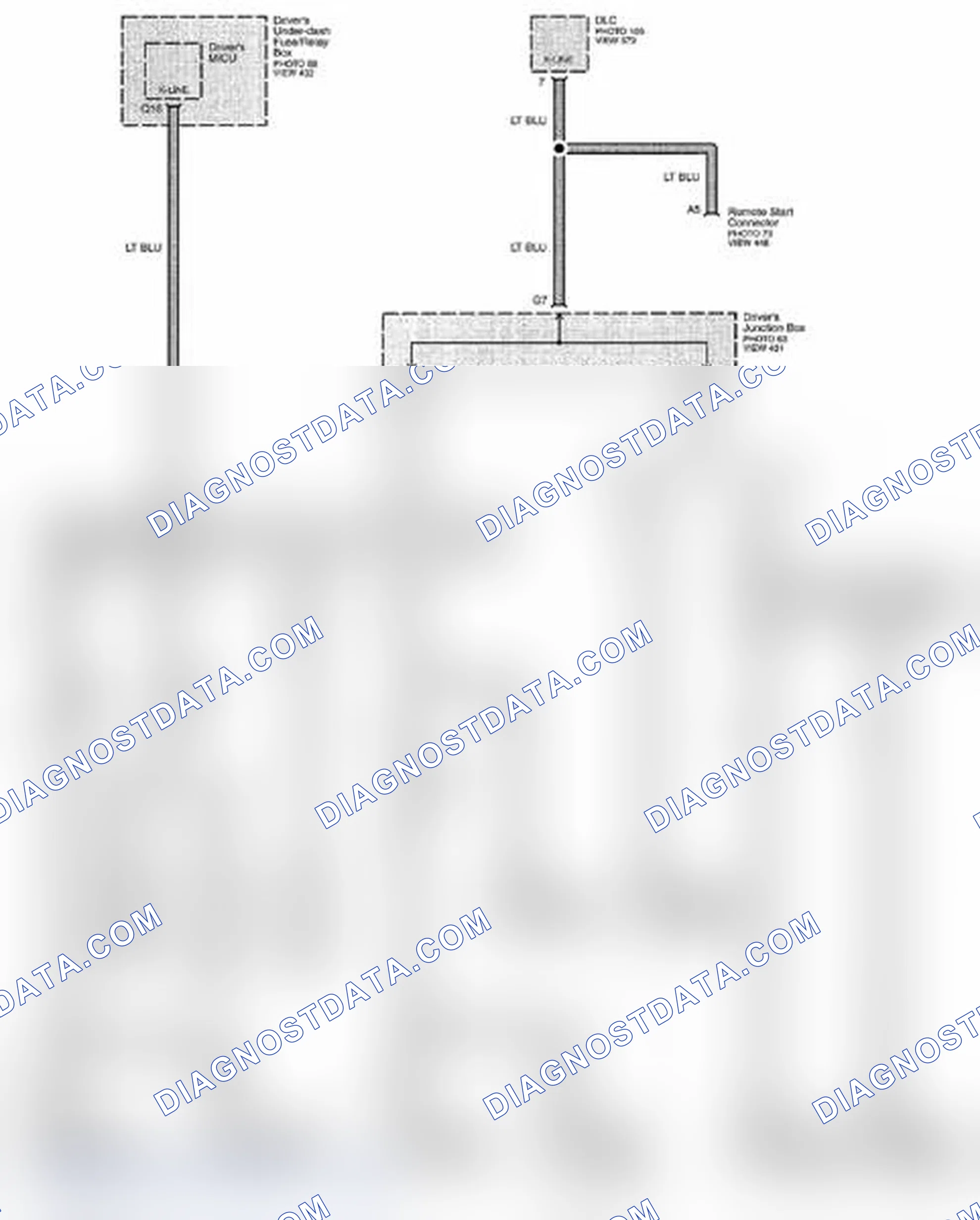Scheme 192: K-line Communication Line Circuit Diagram (Page 50-7)