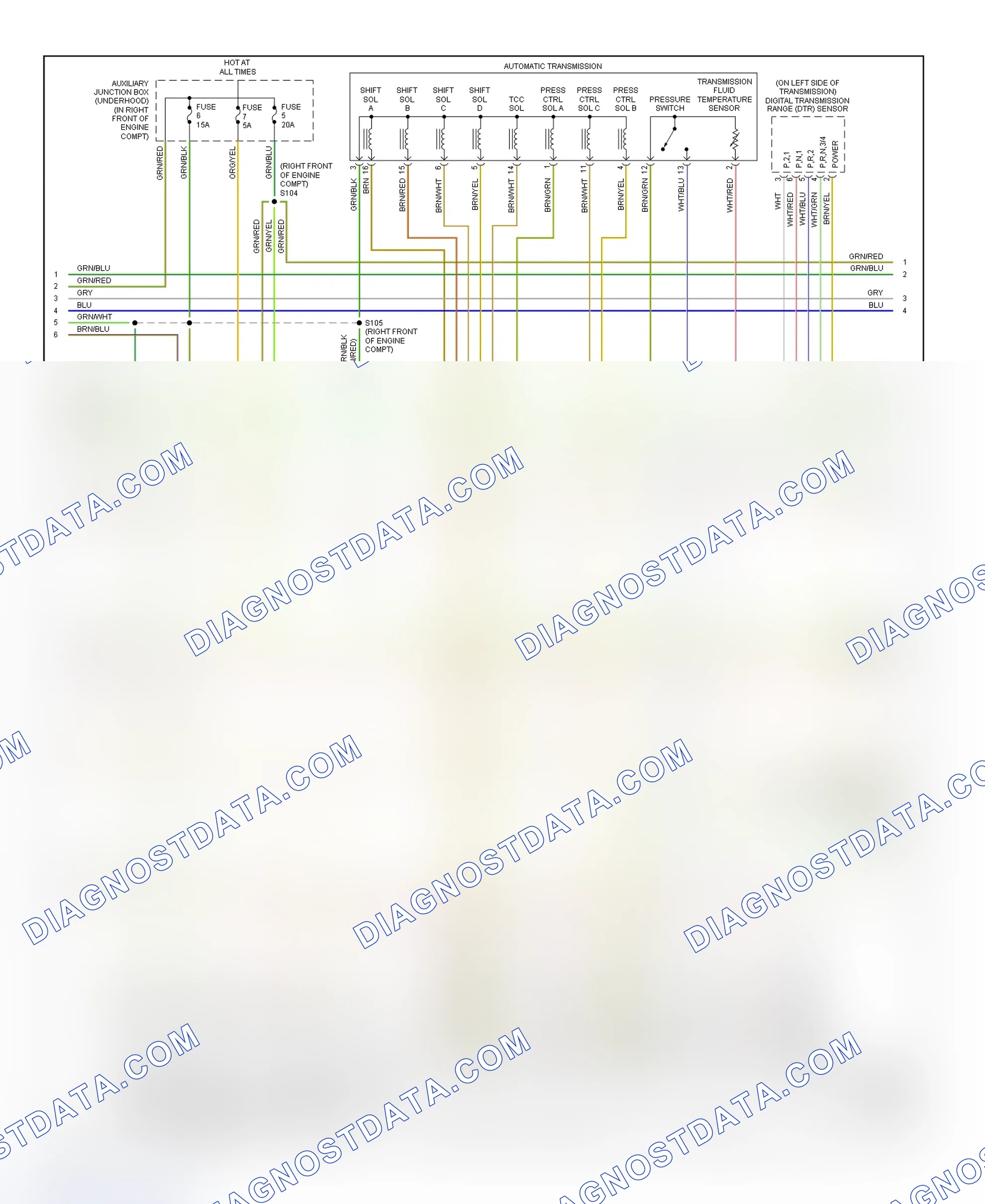 Scheme 111: PCM Wiring Diagram (LS - 3.0L - 2 Of 4)