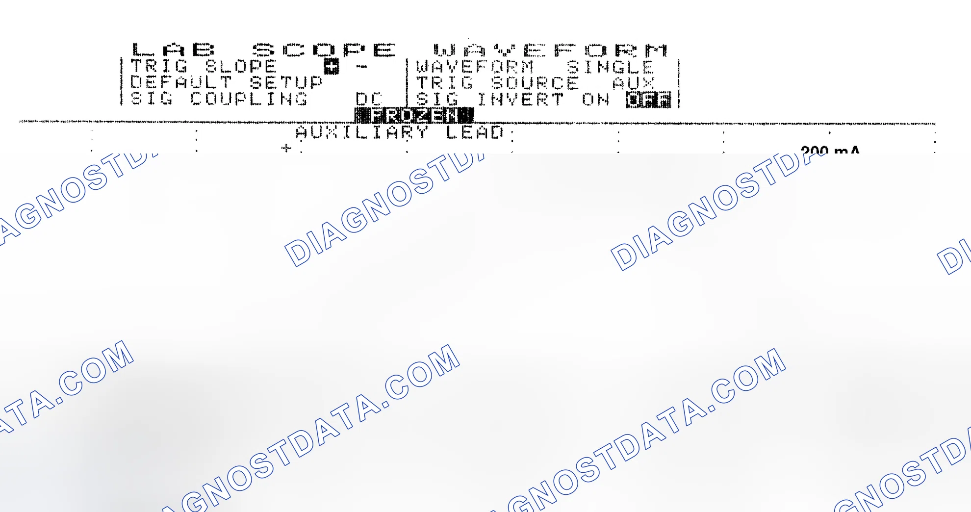 Scheme 13: Single Injector w/Normal Current Flow - Current Pattern