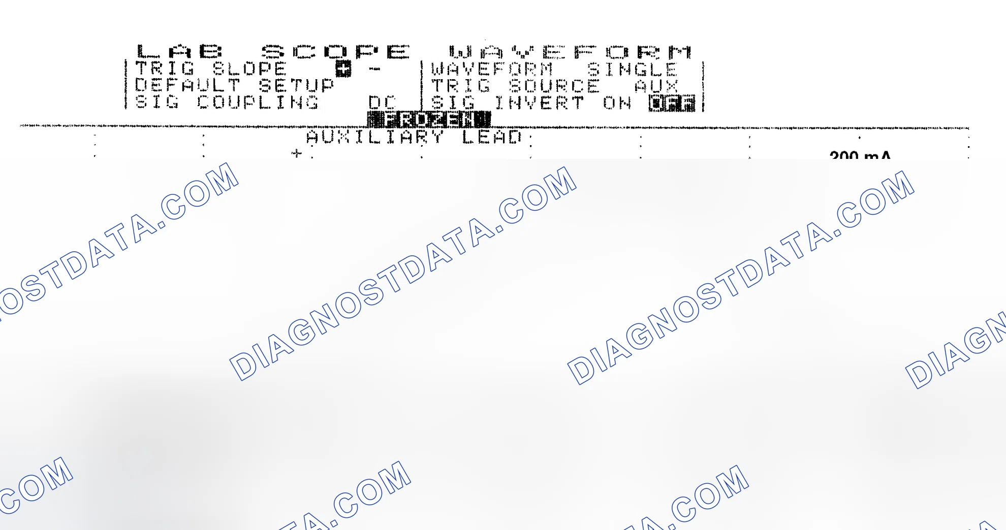 Scheme 13: Single Injector w/Normal Current Flow - Current Pattern