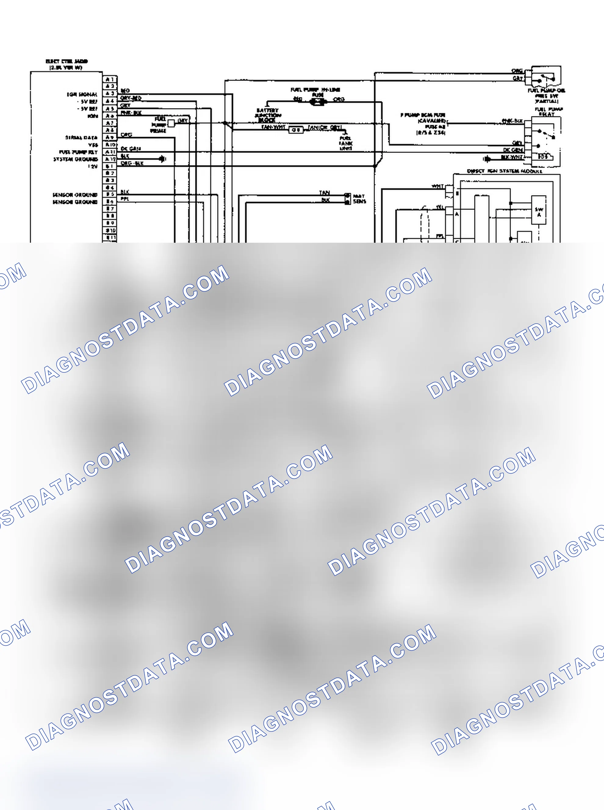 Scheme 19: 1988 Cavalier 2.8L Fuel Injection Wiring Diagram