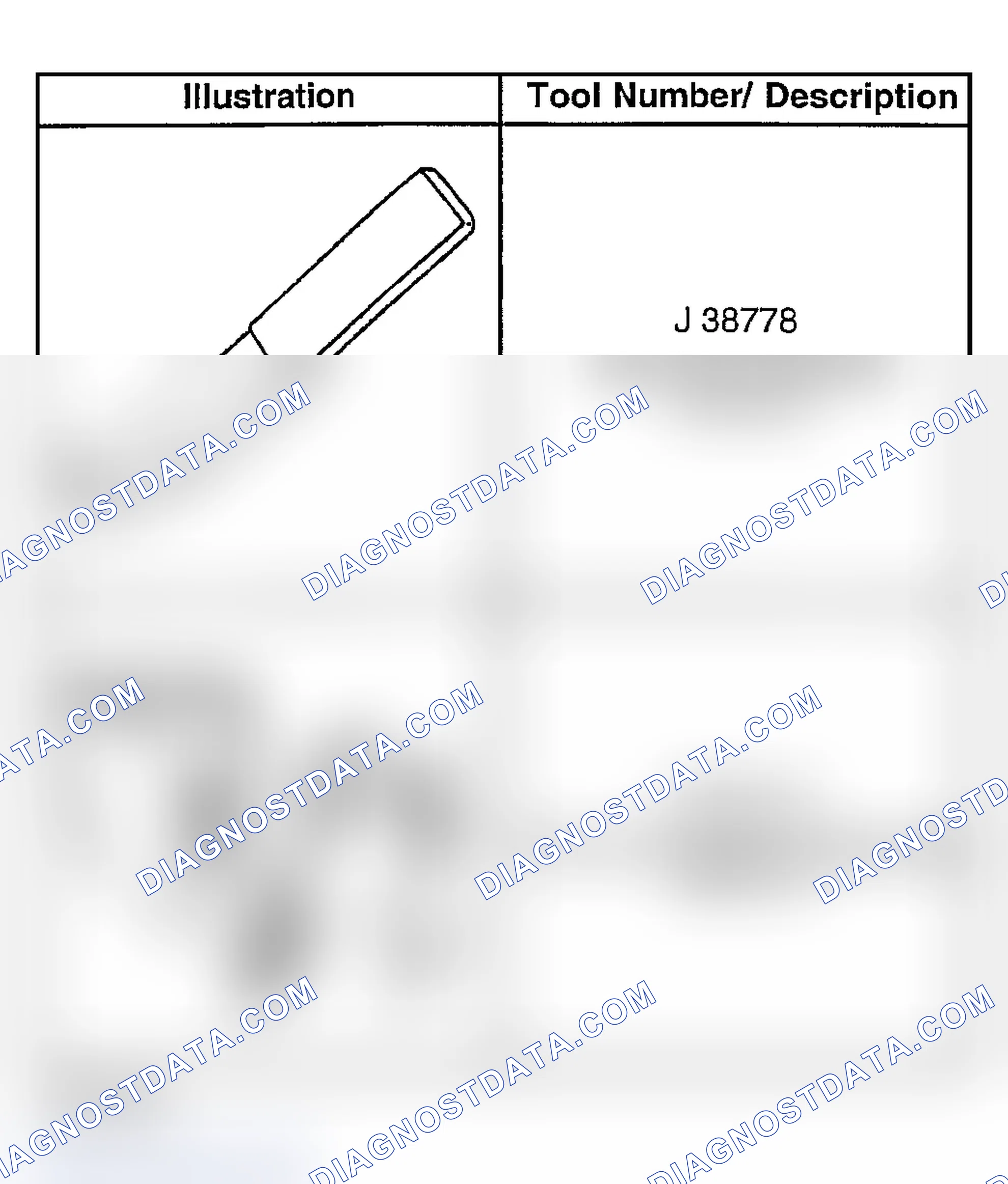 Scheme 56: Special Tools and Equipment