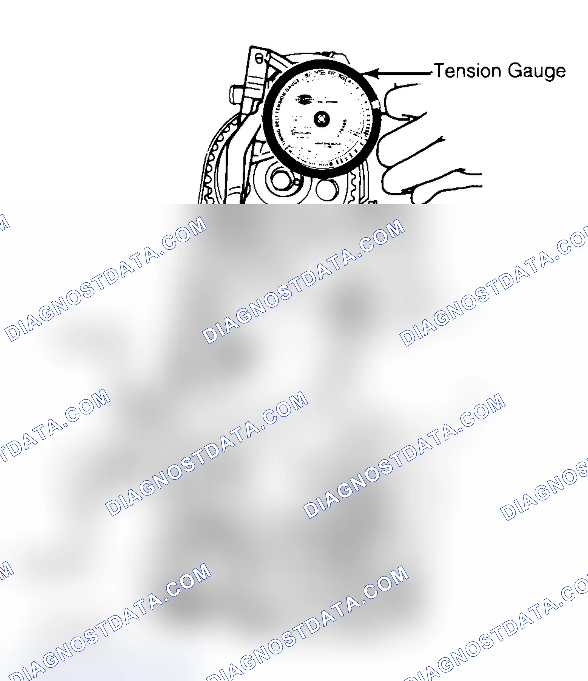 Scheme 28: Adjusting Typical Timing Belt Tension