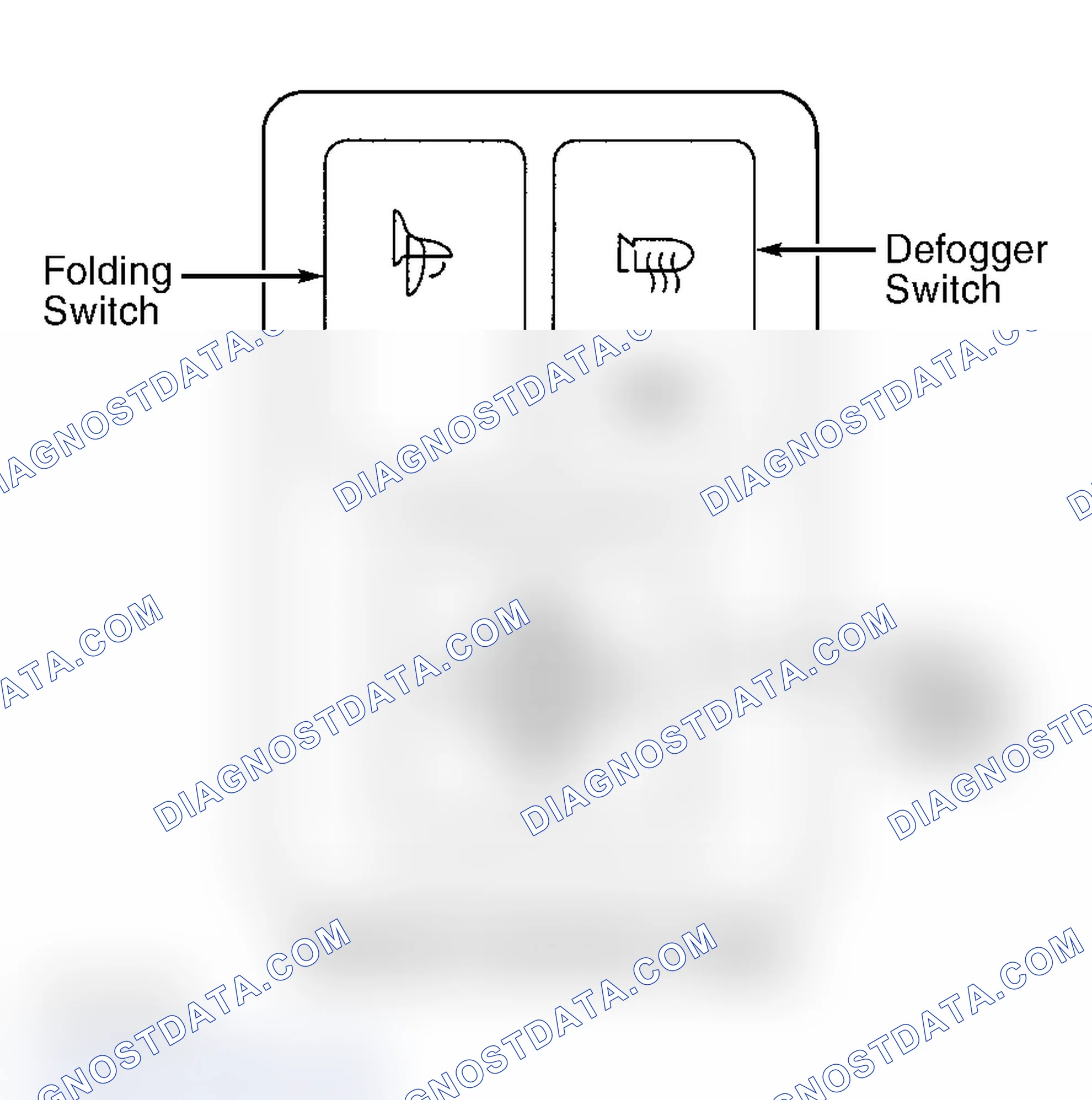 Scheme 1: MIRROR CONTROL PANEL SWITCHES