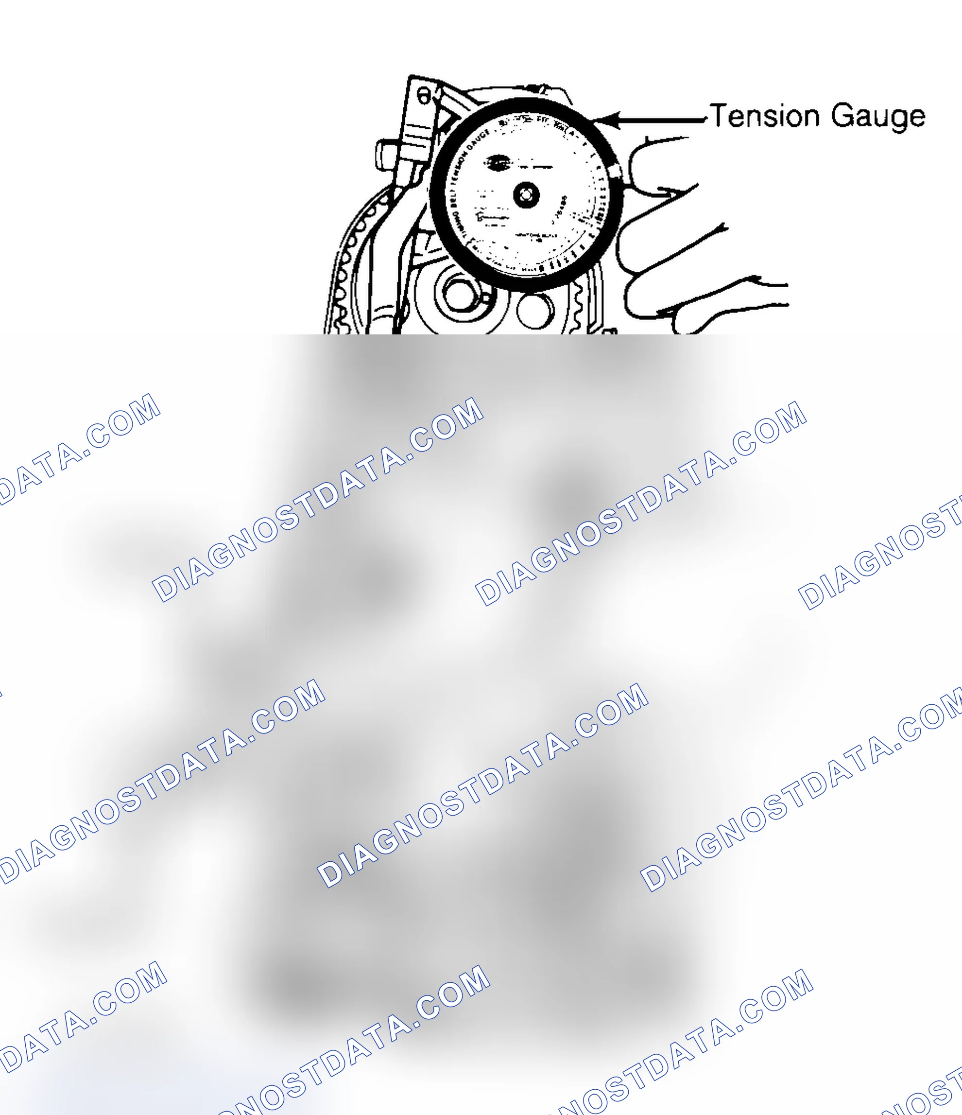 Scheme 28: Adjusting Typical Timing Belt Tension