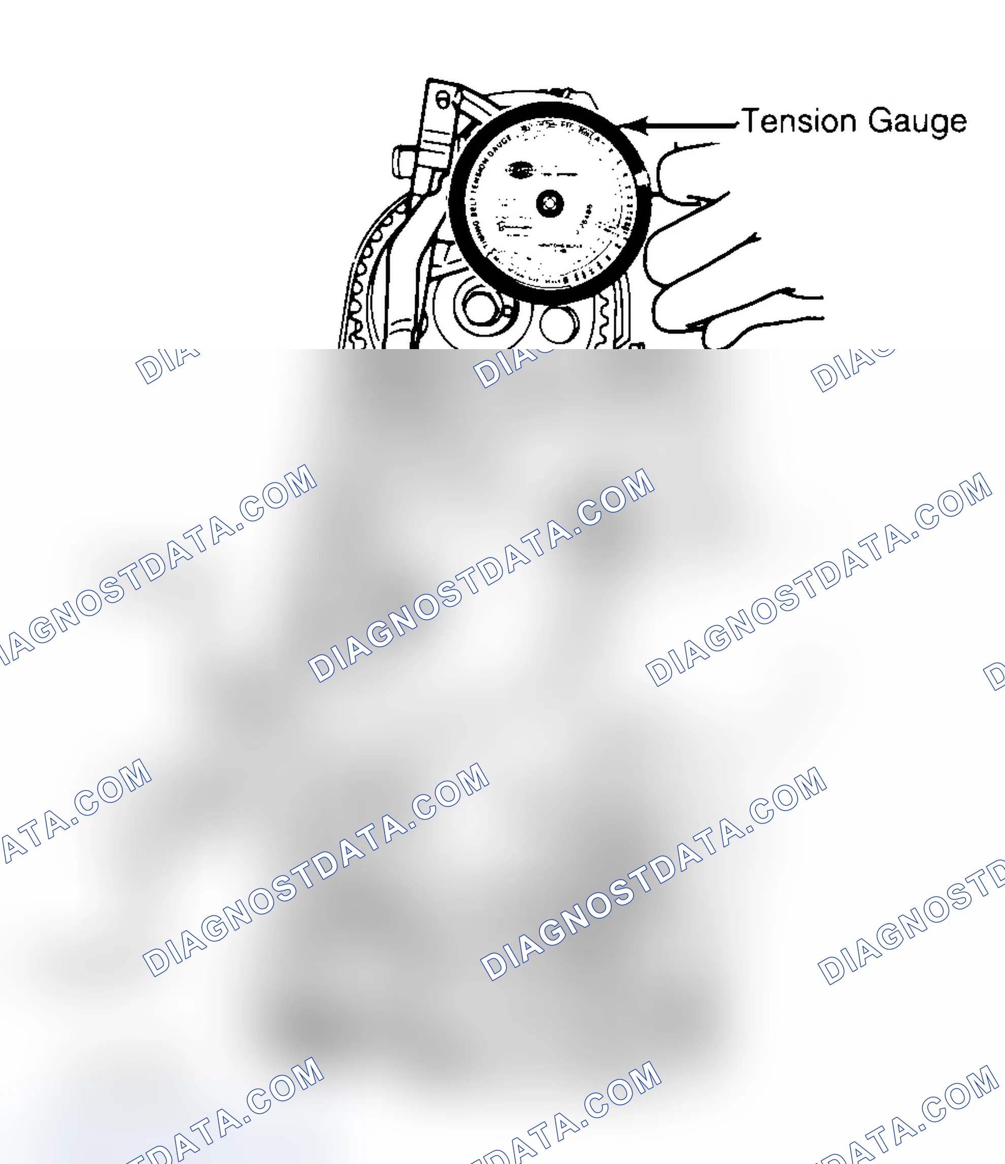 Scheme 28: Adjusting Typical Timing Belt Tension