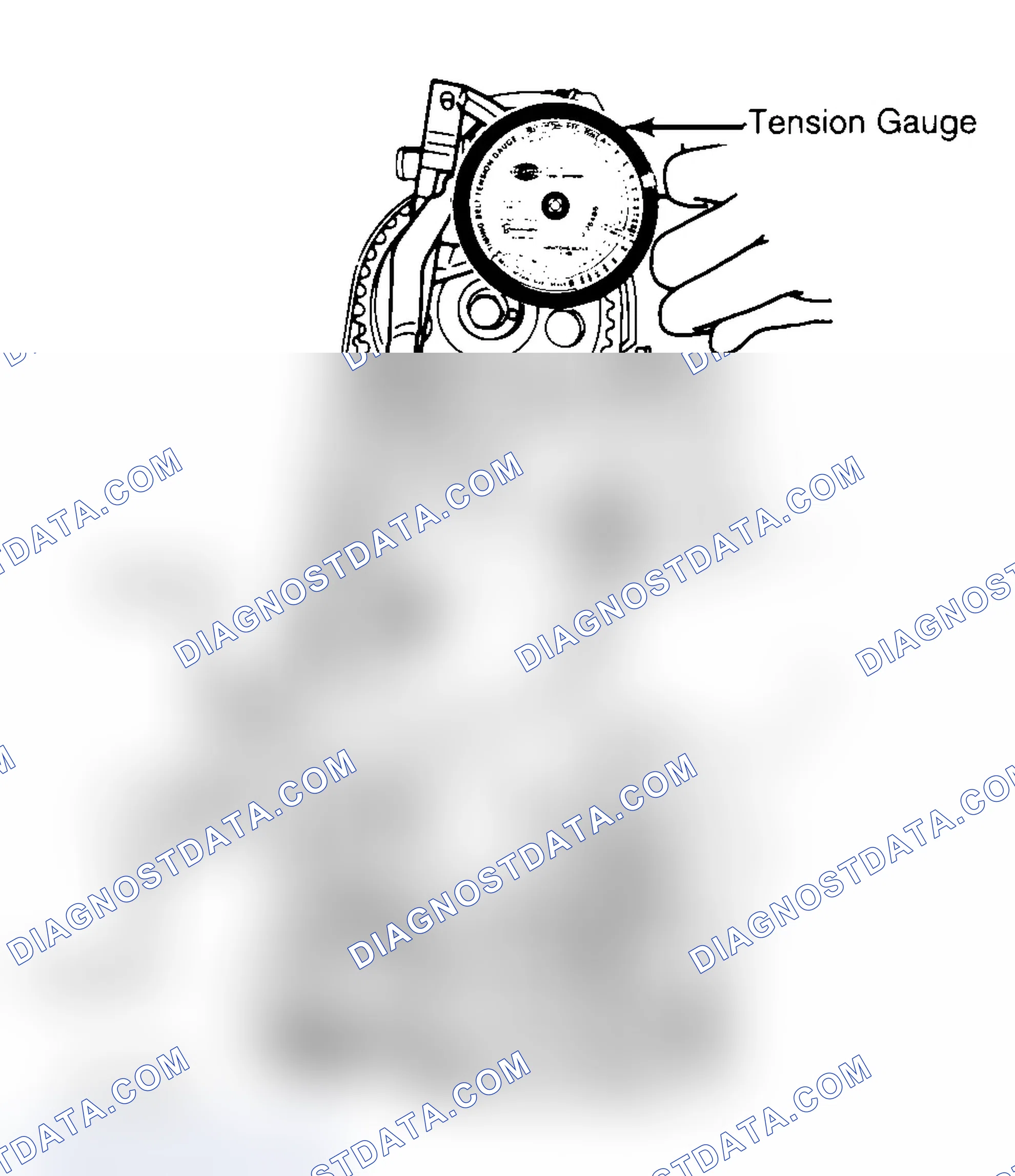 Scheme 28: Adjusting Typical Timing Belt Tension
