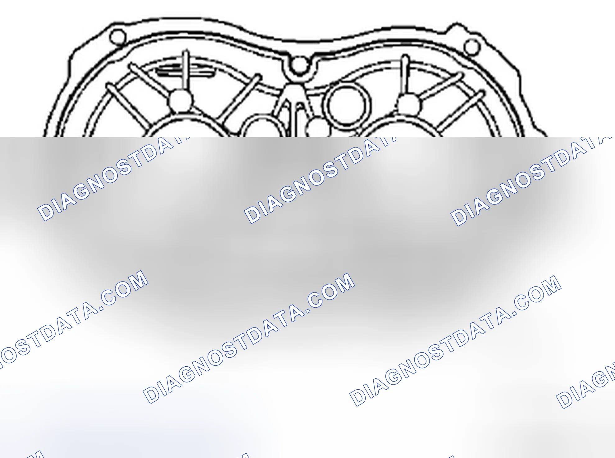 Fig. 14: Identifying Application Area Of Sealant To Right Front Cover