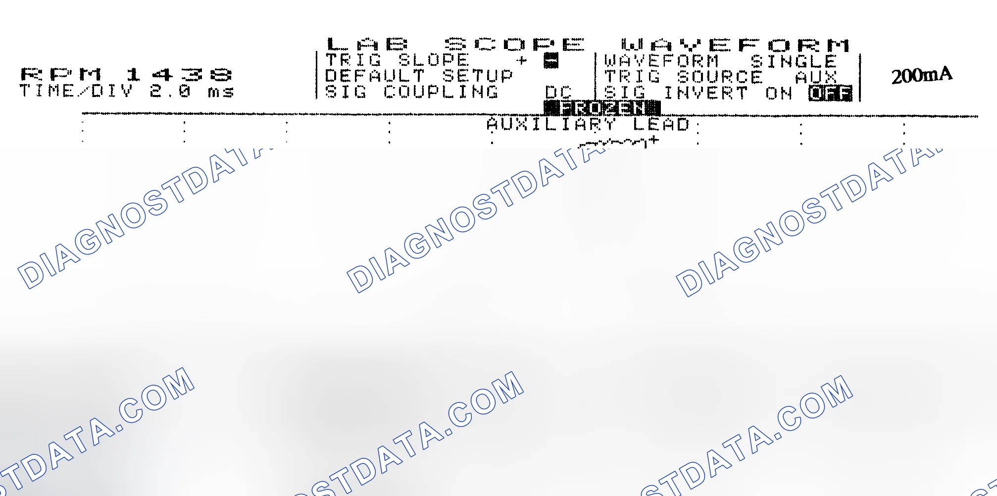 Scheme 15: Single Injector w/Normal Current Flow - Current Pattern