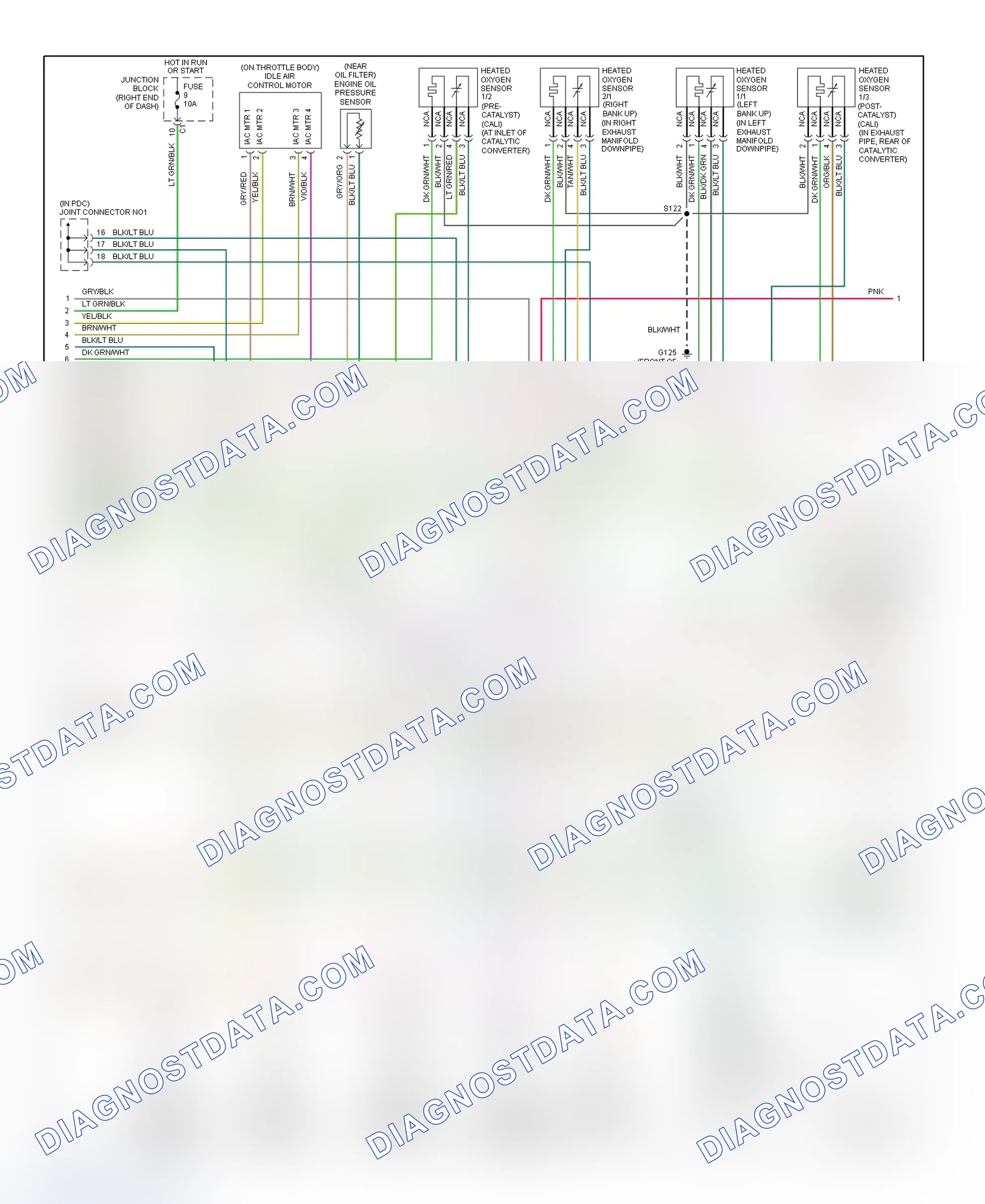 Scheme 47: PCM Wiring Diagram (Ram Pickup - 2500 & 3500 - 8.0L - 2 Of 3)