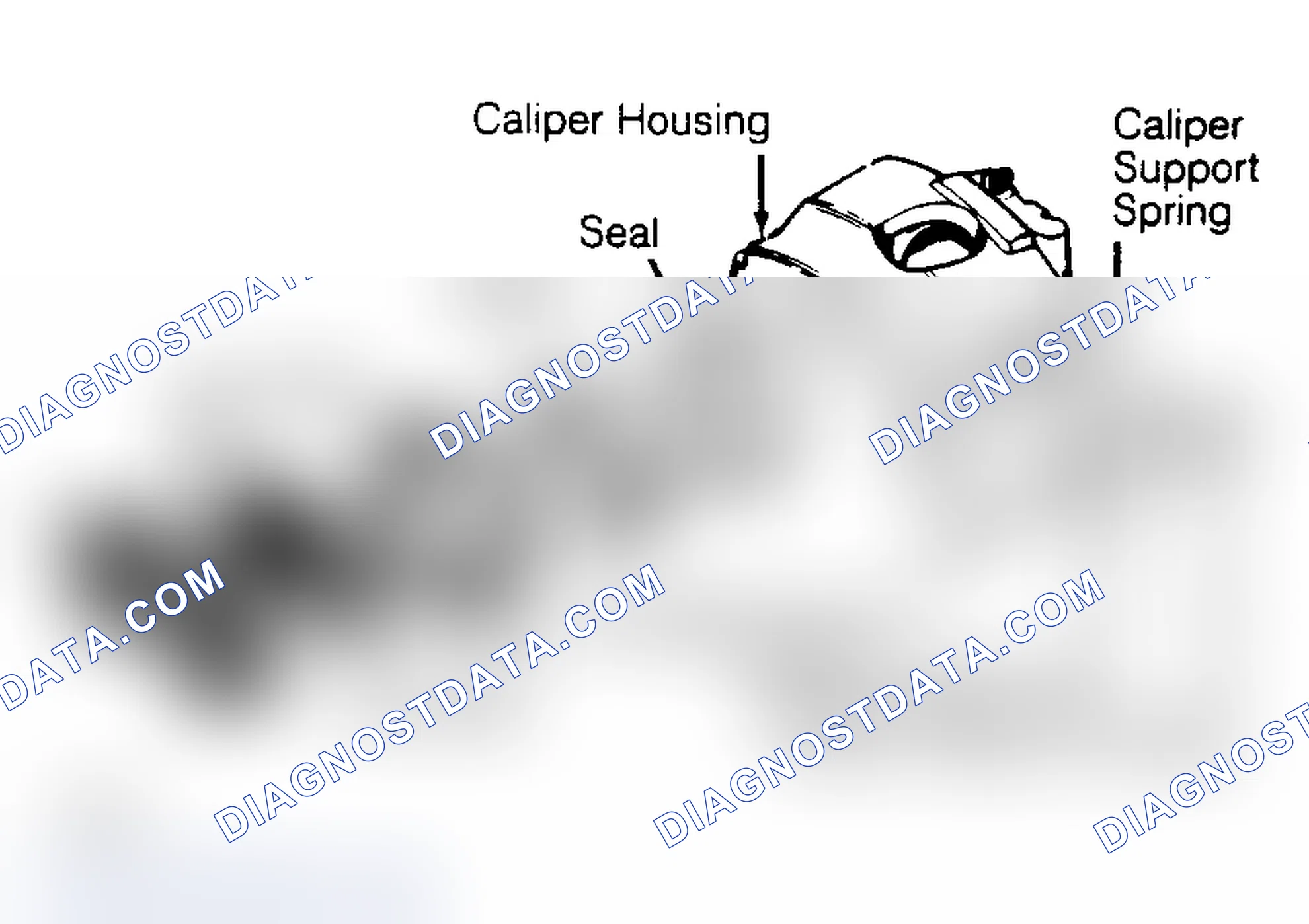 Scheme 29: Exploded View of Bendix Sliding Caliper Assembly