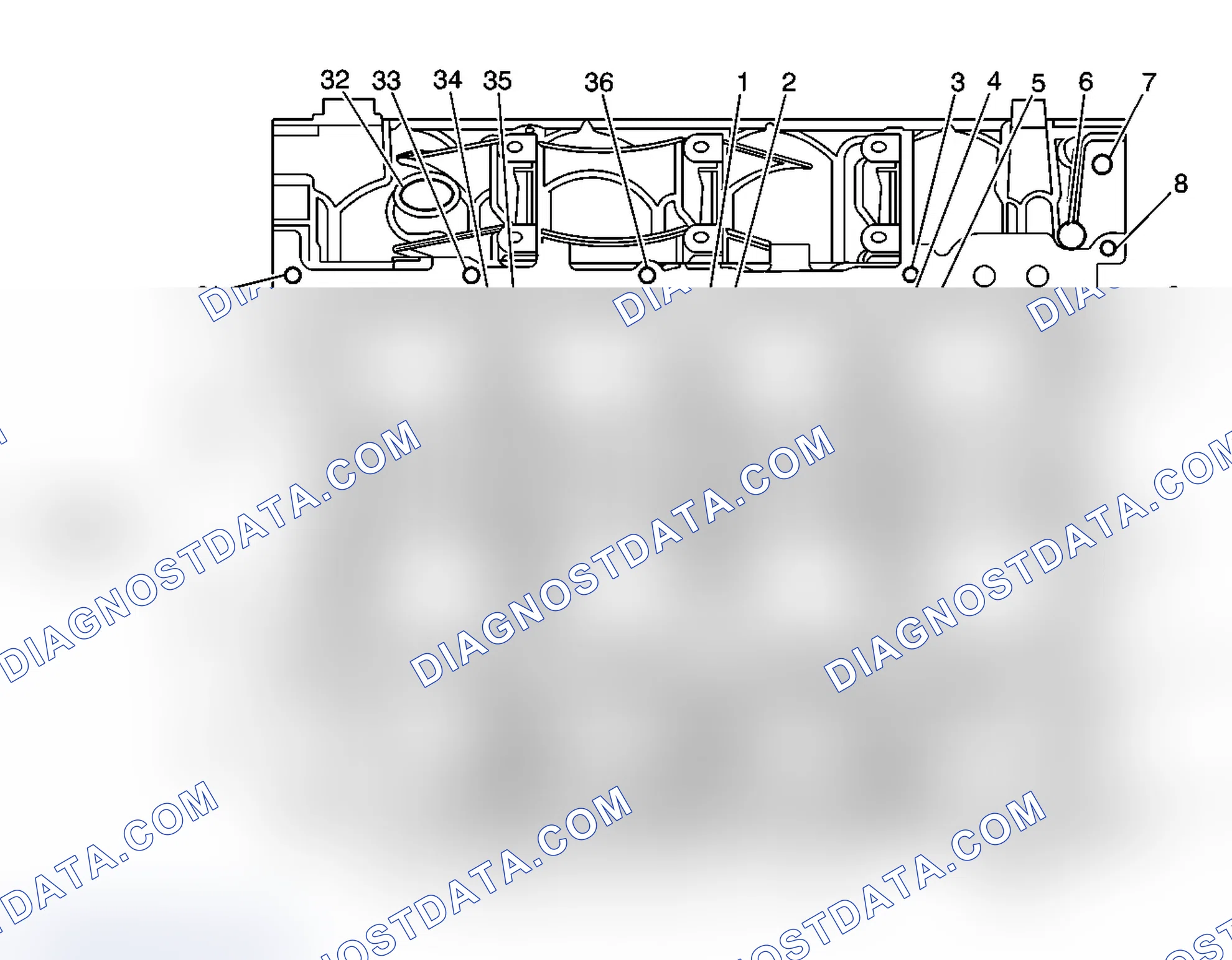 Scheme 97: Engine Block - Bottom View