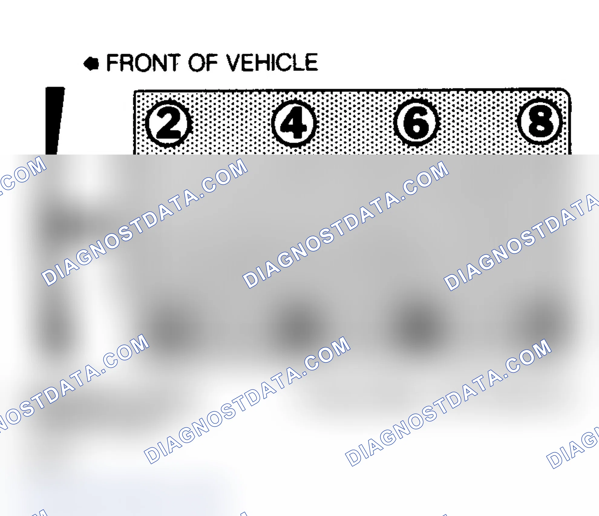 Scheme 7: Firing Order (6.2L & 6.5L Diesel)