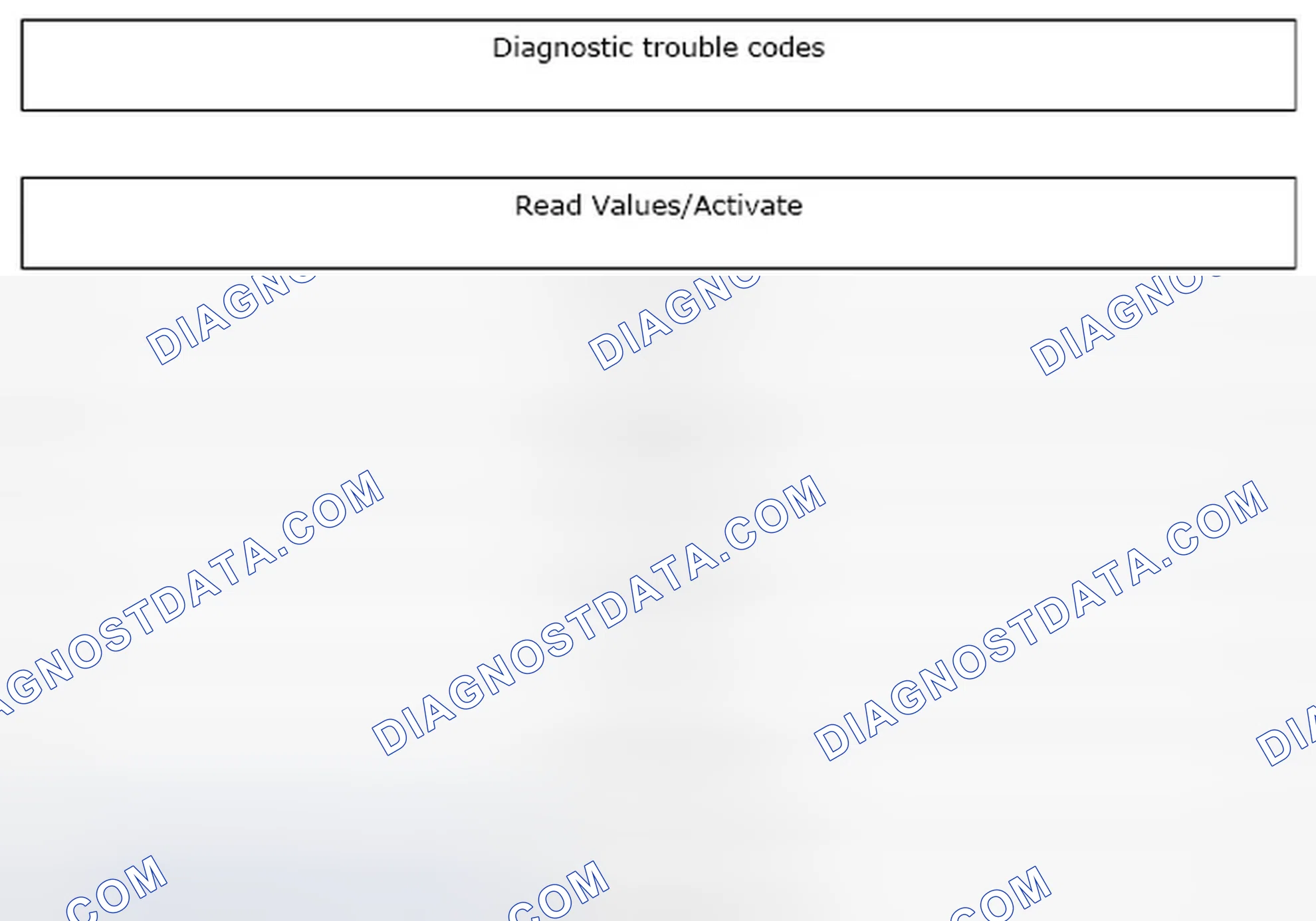 Scheme 461: Tech 2 menu structure