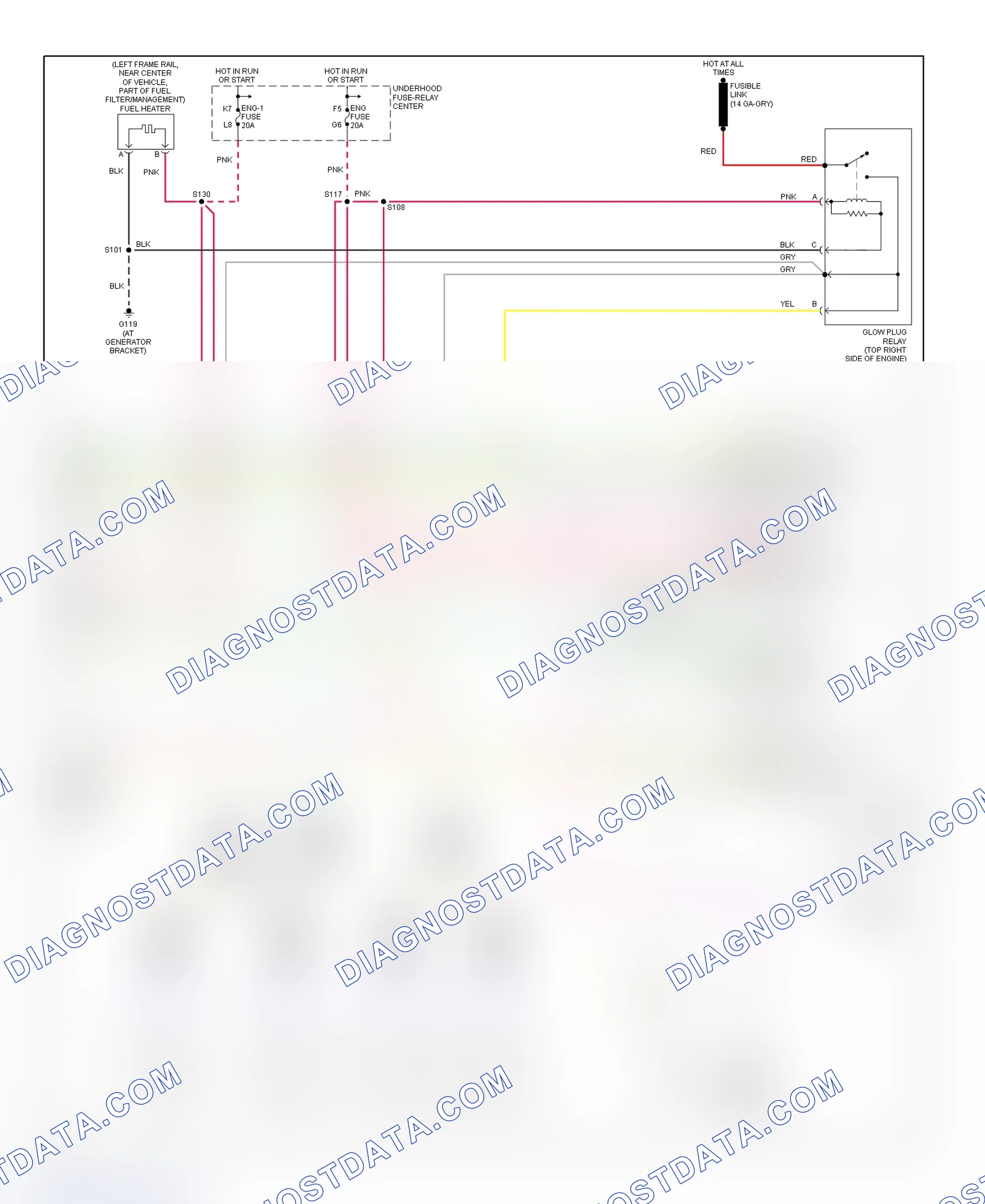 Scheme 59: PCM Wiring Diagram (Express & Savana - 6.5L - 4 Of 4)