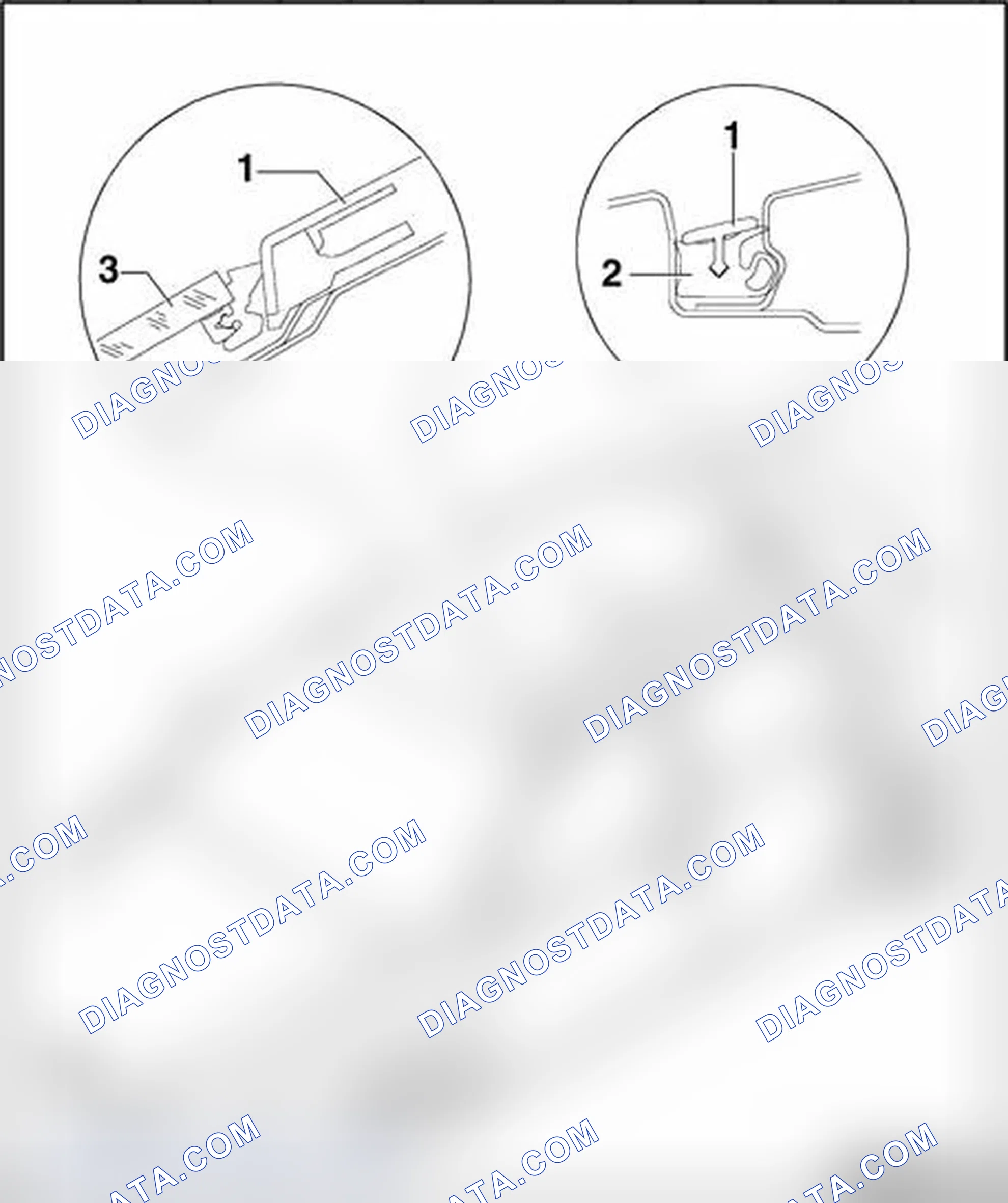 Scheme 235: Roof joint strip (Sedan), removing and installing