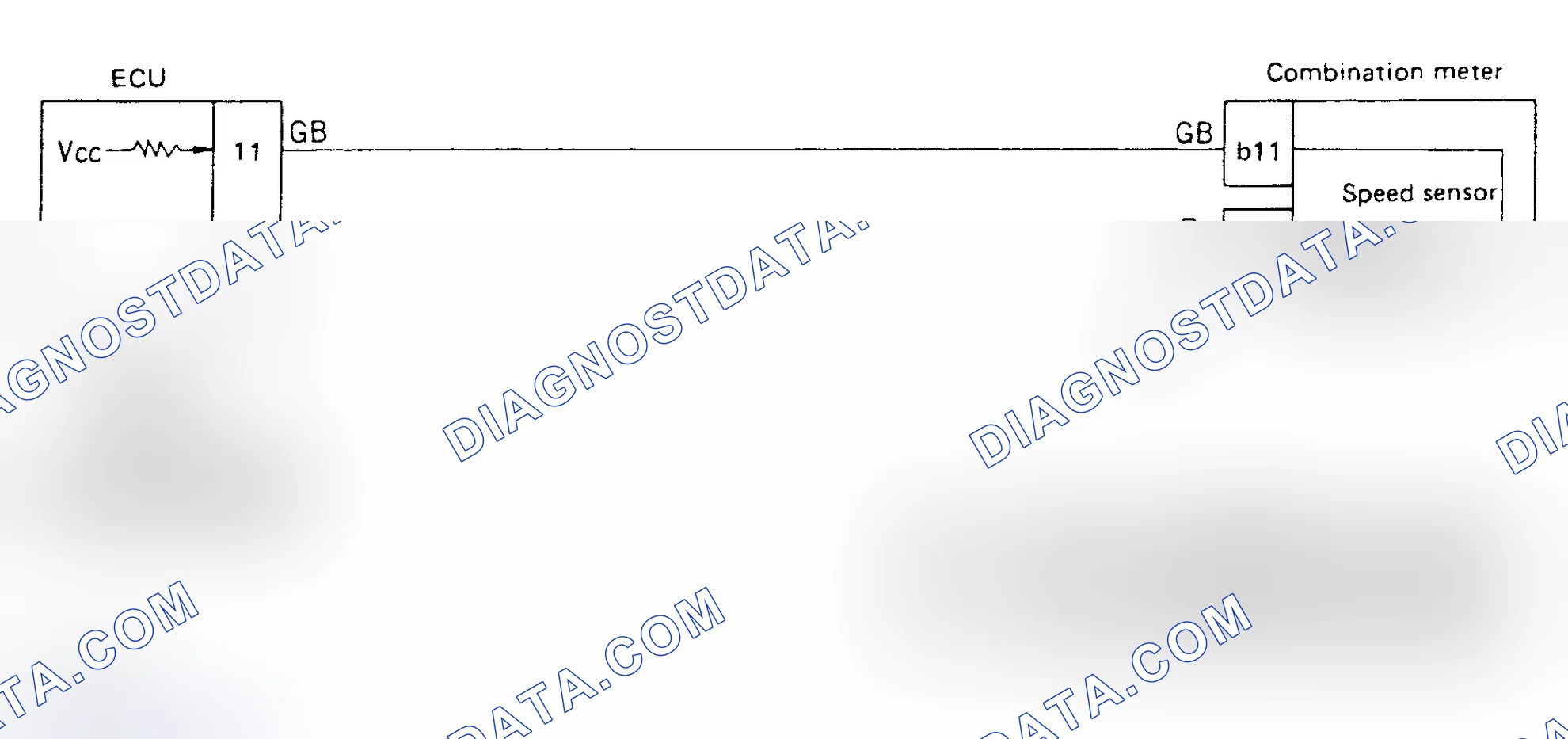 Scheme 85: Schematic - Code 33, Vehicle Speed Sensor