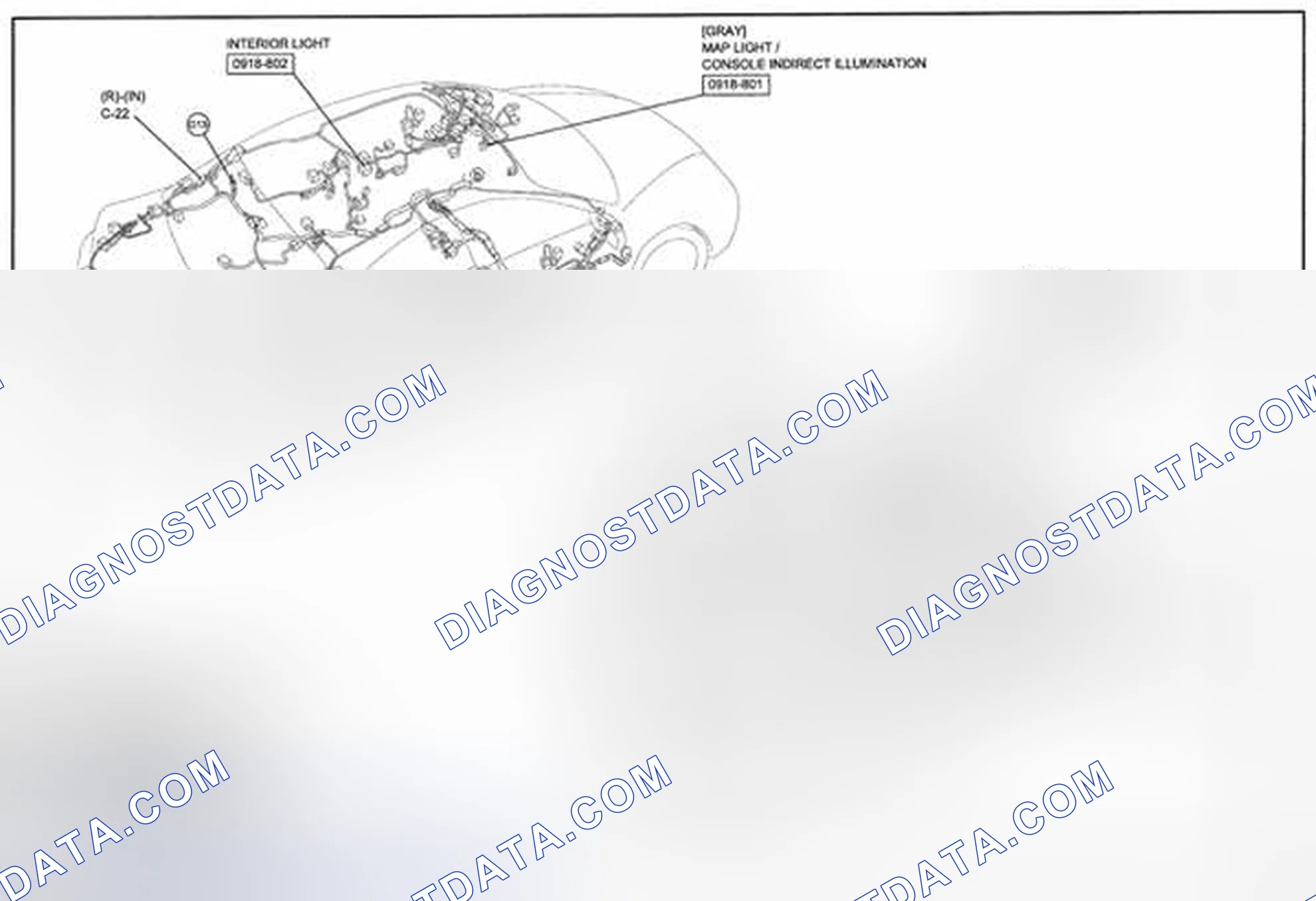 Scheme 315: Interior Light / Map Light Wiring Diagram - 918-8 (2 Of 2)