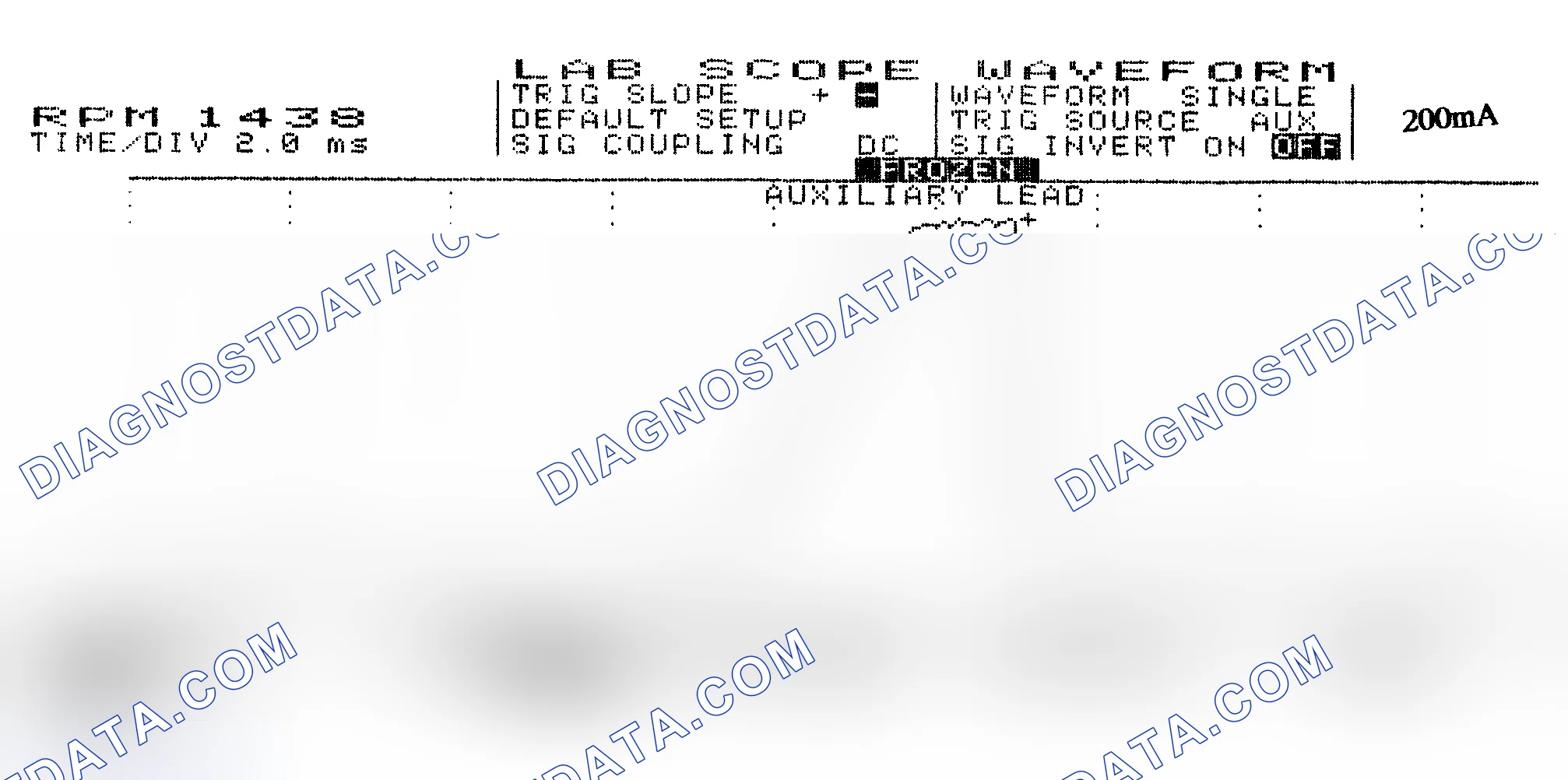 Scheme 15: Single Injector w/Normal Current Flow - Current Pattern