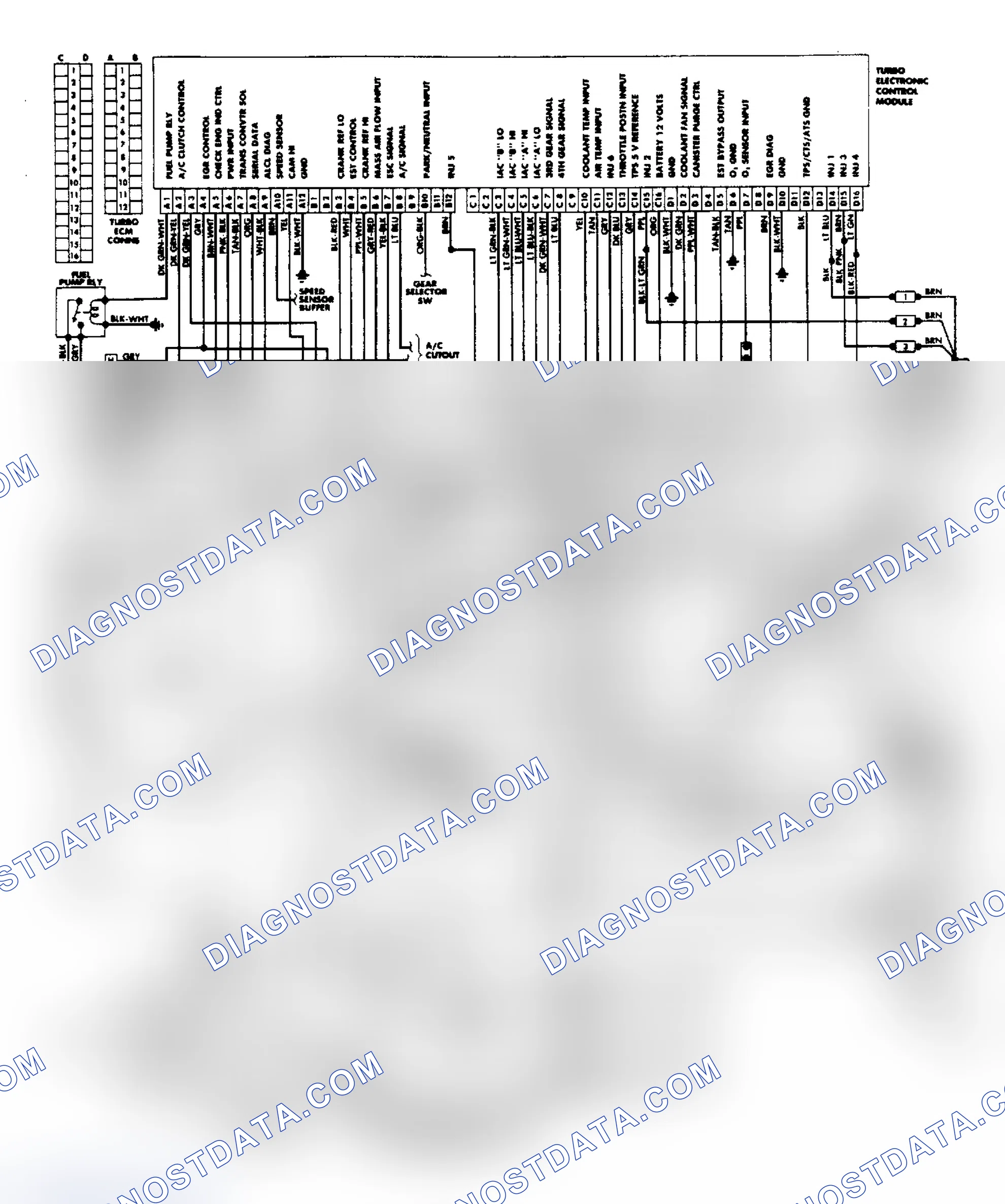 Scheme 39: Wiring Diagram: Regal 3.8L Turbo PFI System