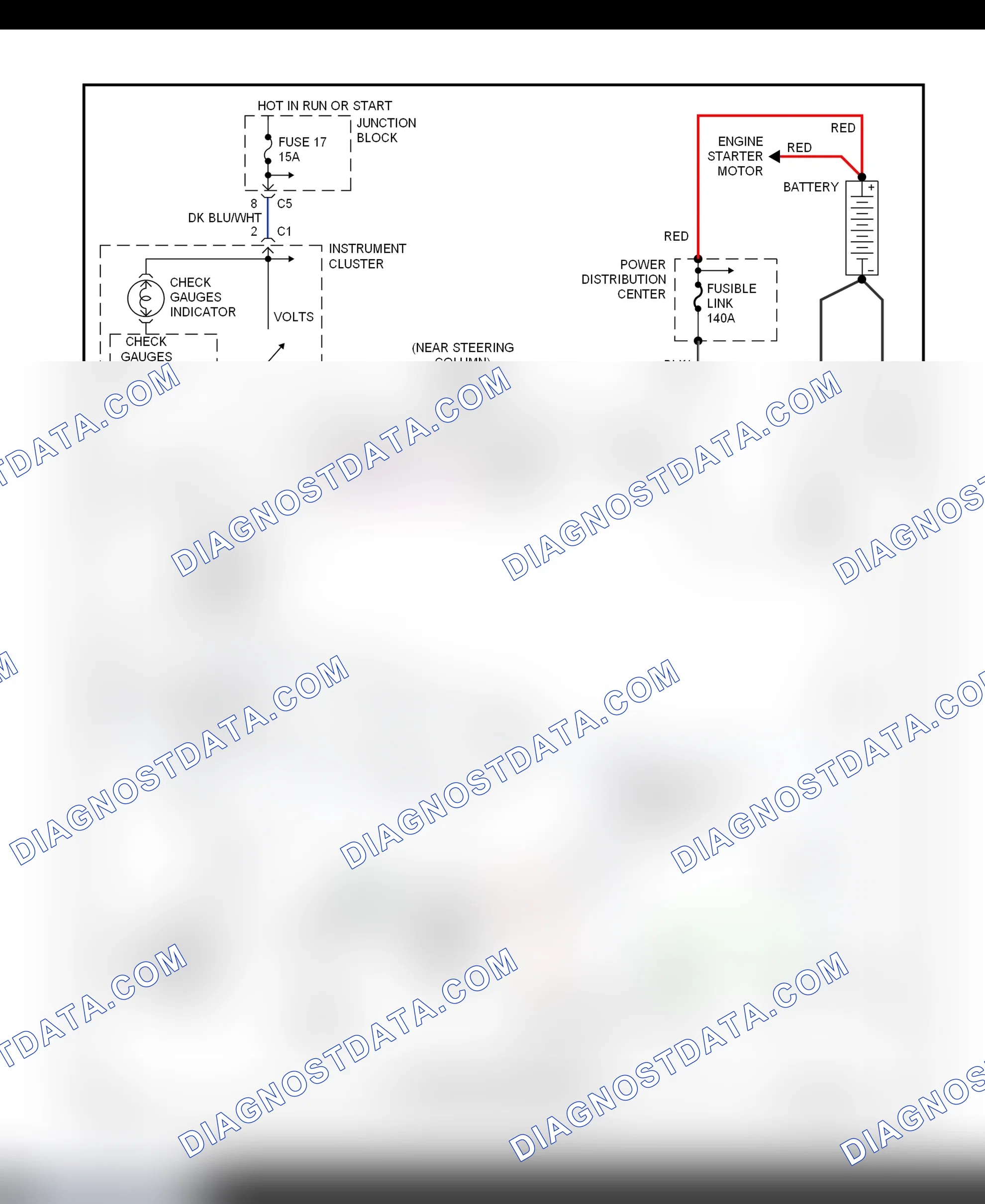 Scheme 2: Charging System Wiring Diagram (Durango)