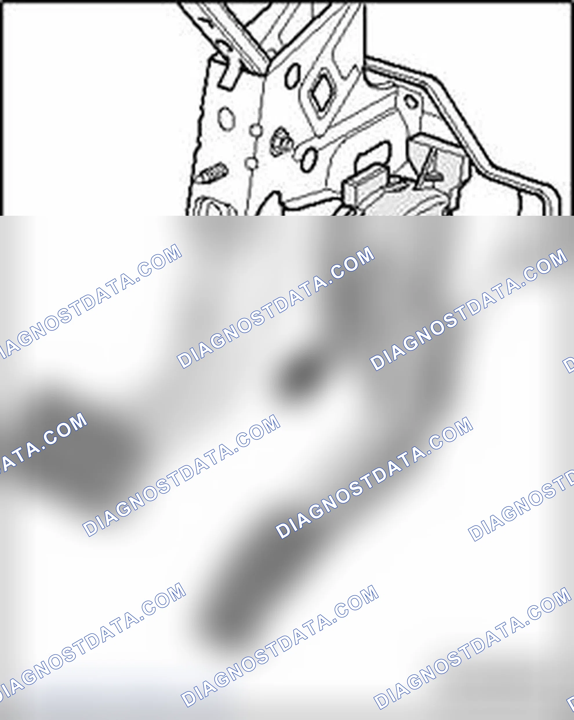 Scheme 8: Location of Throttle Position (TP) sensor -G79- and Accelerator pedal position sensor 2 -G185