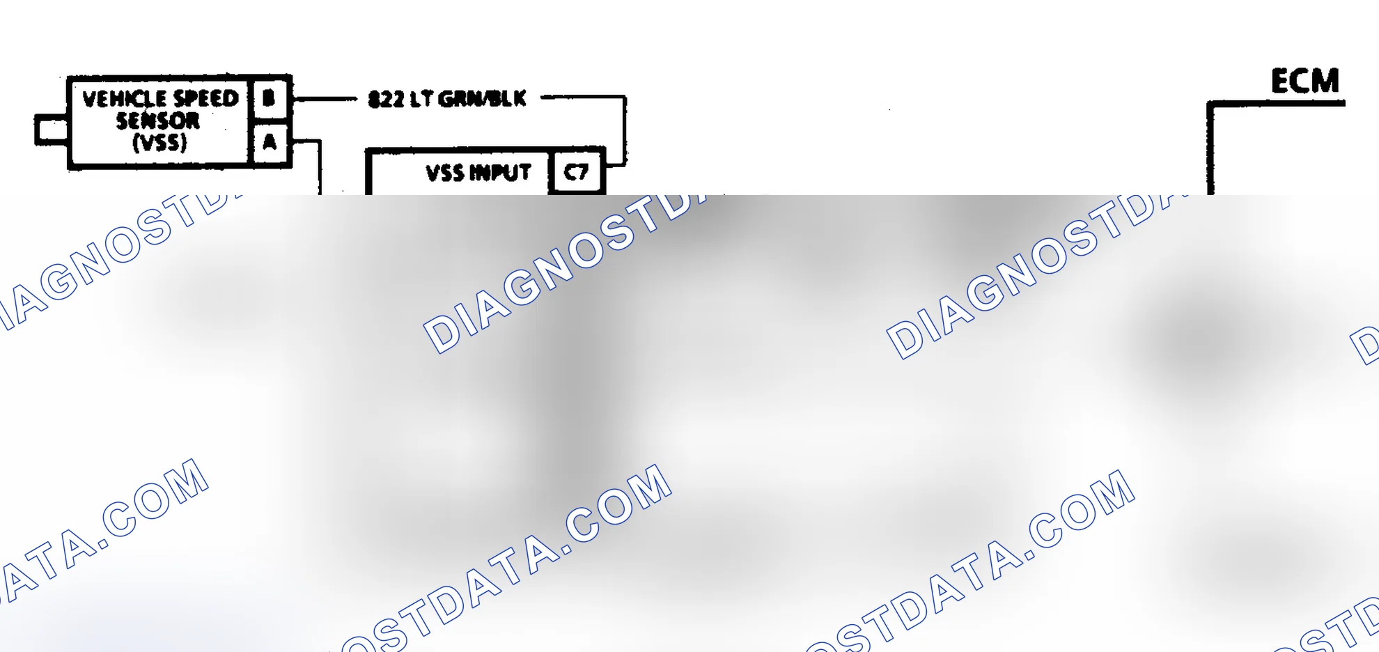Scheme 43: Code 24 Schematic ("C" & "K" Series 5.7L M/T) Vehicle Speed Sensor