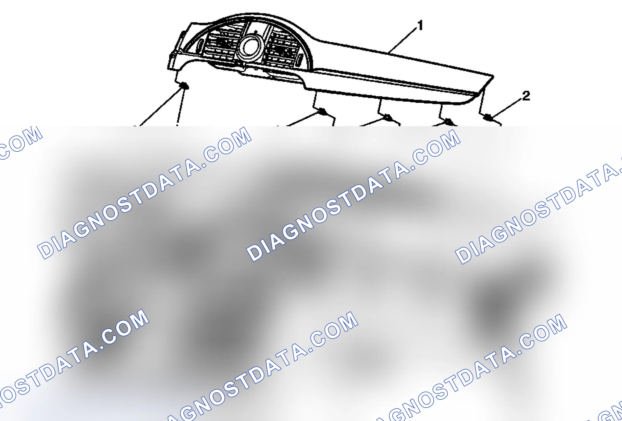 Scheme 120: Instrument Panel Center Trim Panel Replacement (Enclave)
