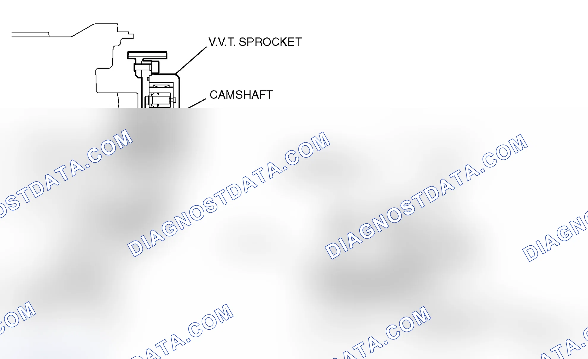 Scheme 697: V.V.T. (VARIABLE VALVE TIMING) CONTROL SYSTEM