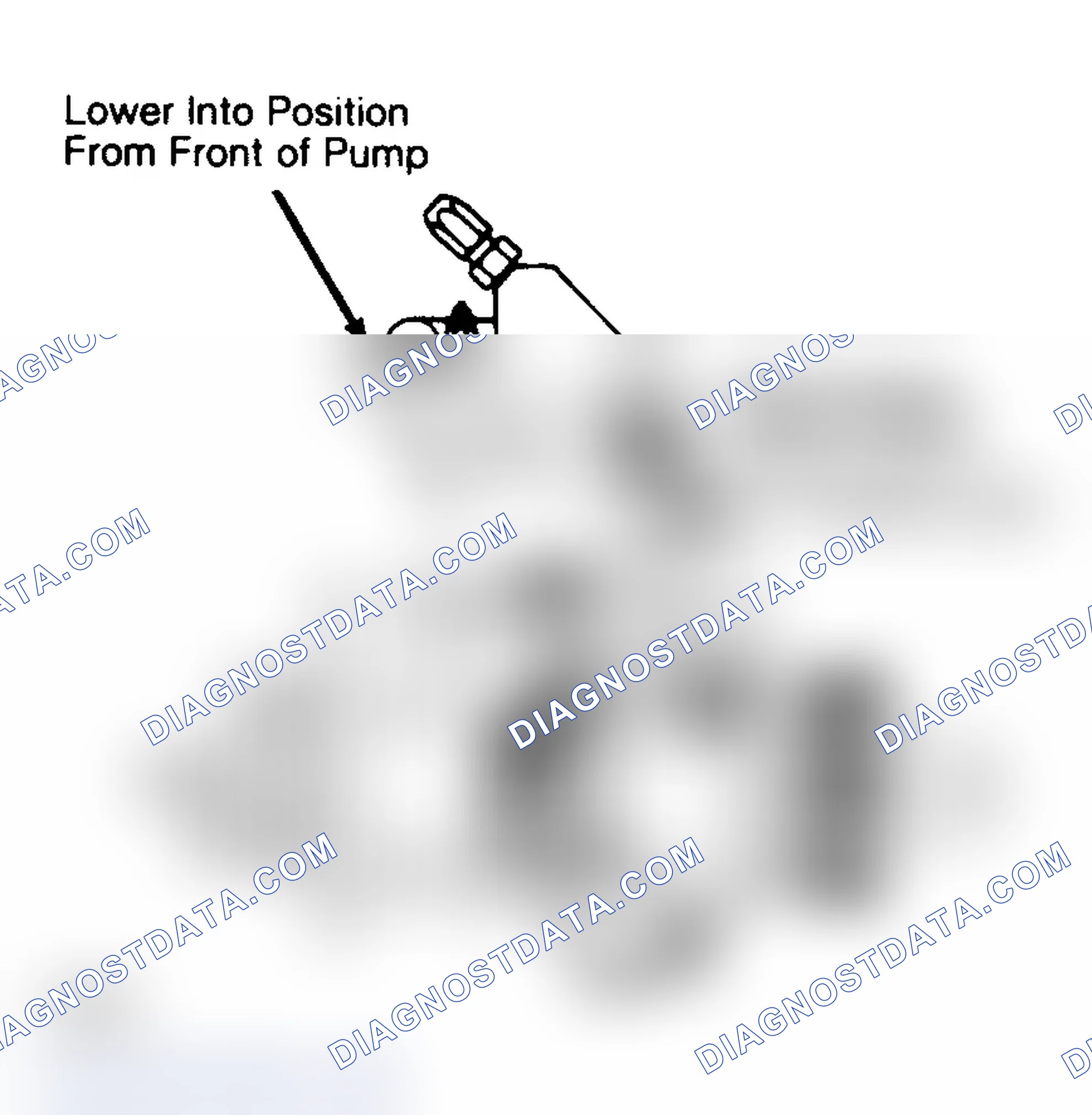 Scheme 91: Injection Pump Cover Installation