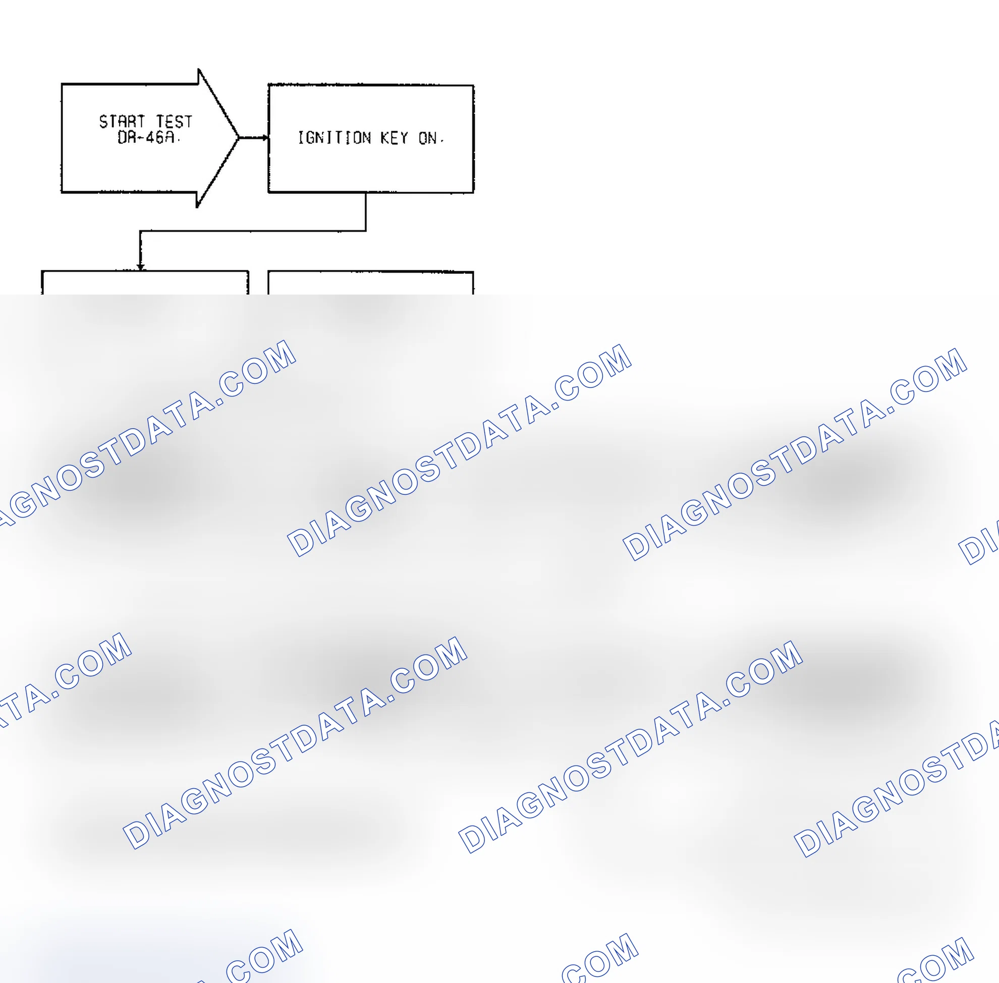 Scheme 713: Test DR-46A, Intermittent Test For Idle Motor Circuits