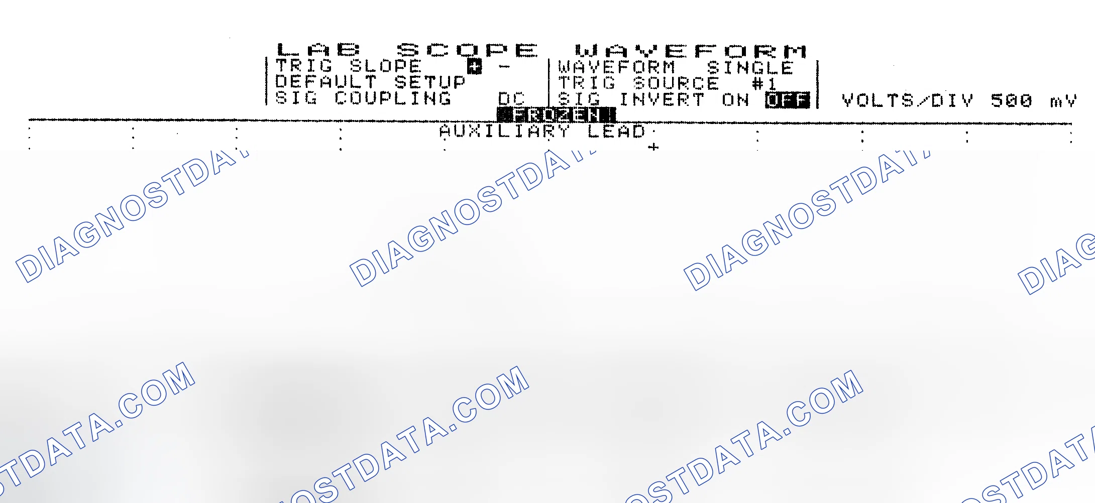 Scheme 10: Single Injector w/Excessive Current Flow - Current Pattern