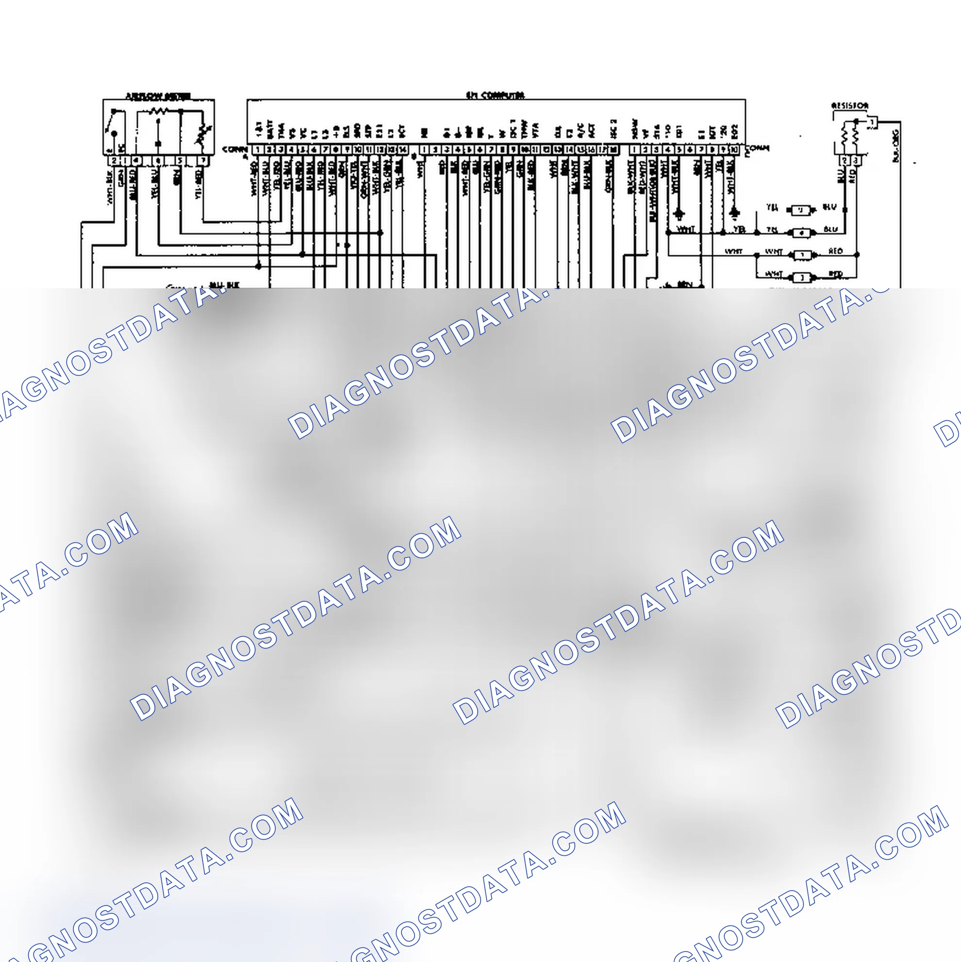 Scheme 54: EFI/TCCS Wiring Diagram (Camry)