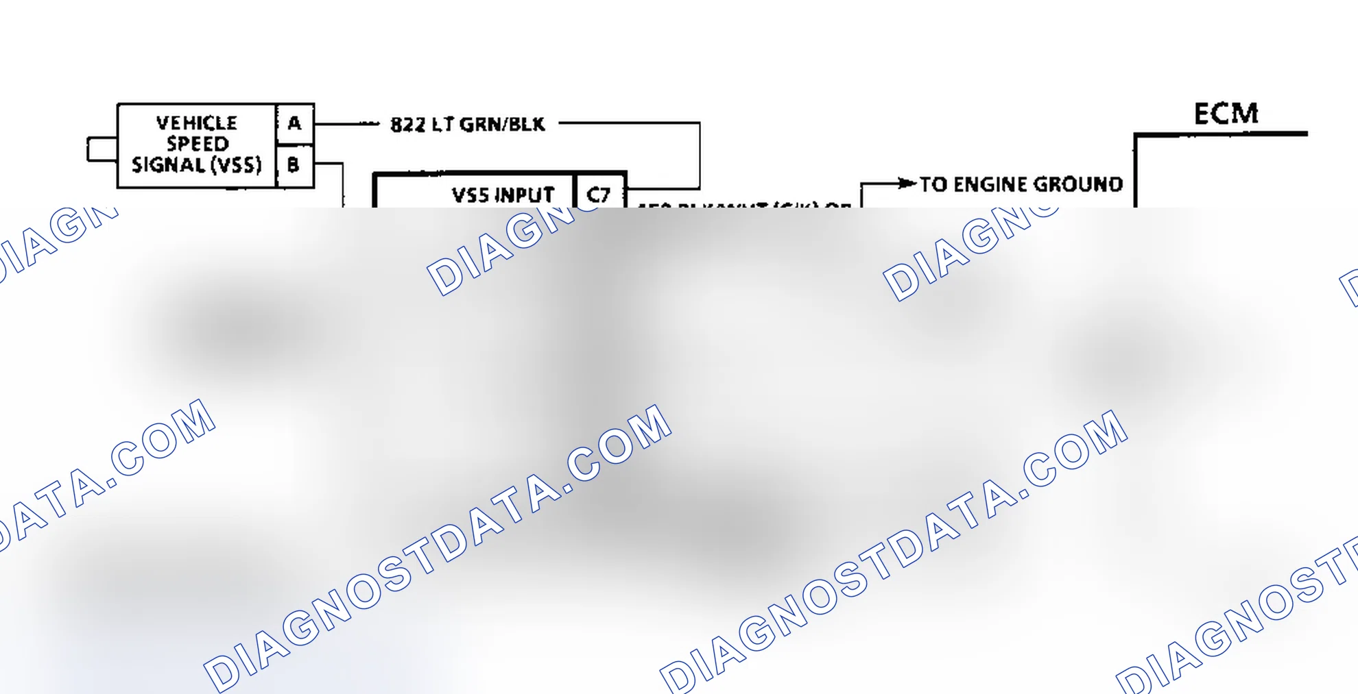 Scheme 263: CODE 24, VEHICLE SPEED SENSOR - 1992 EXCEPT 4L80-E TRANS.