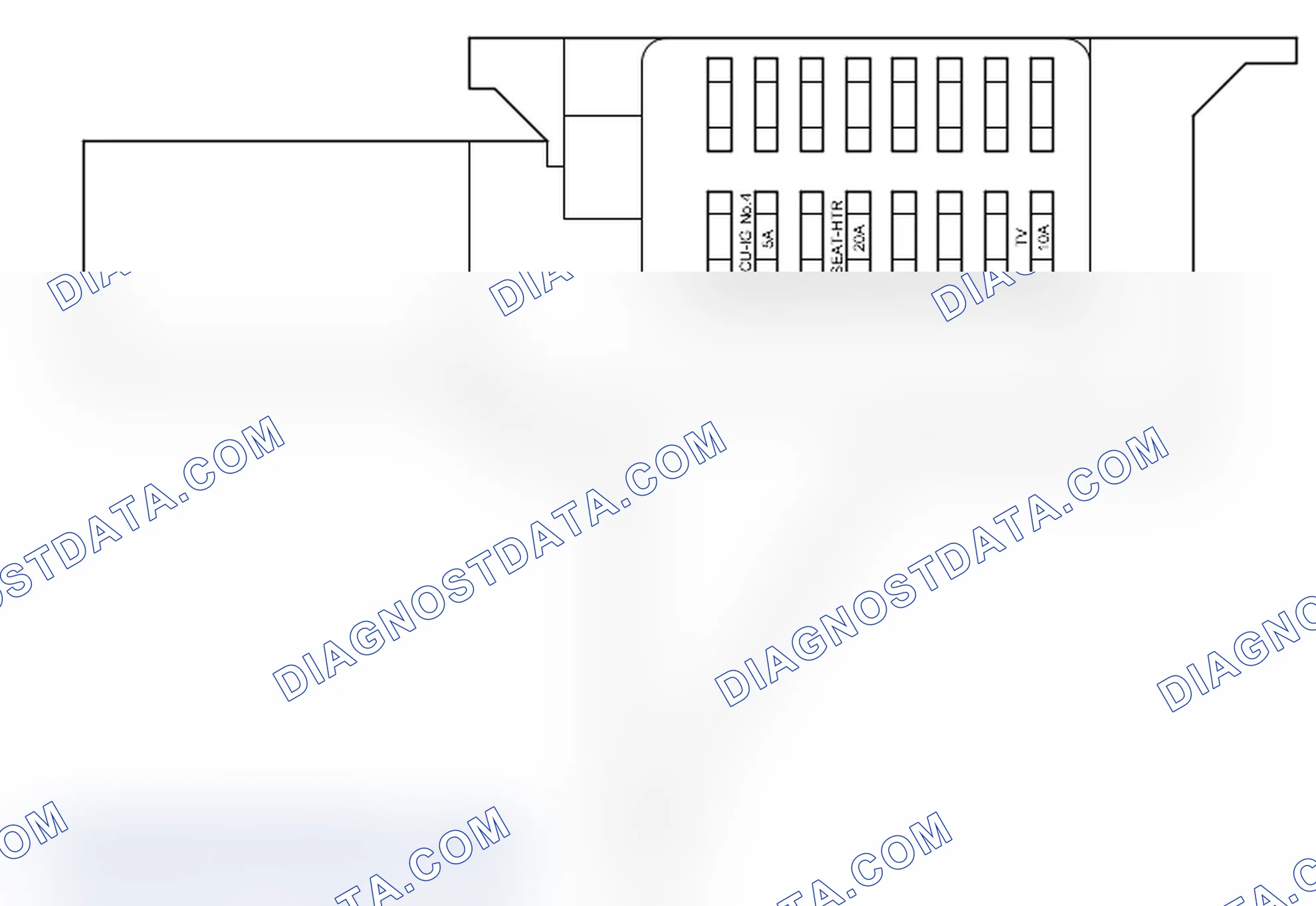 Scheme 10: COWL SIDE JUNCTION BLOCK RIGHT HAND