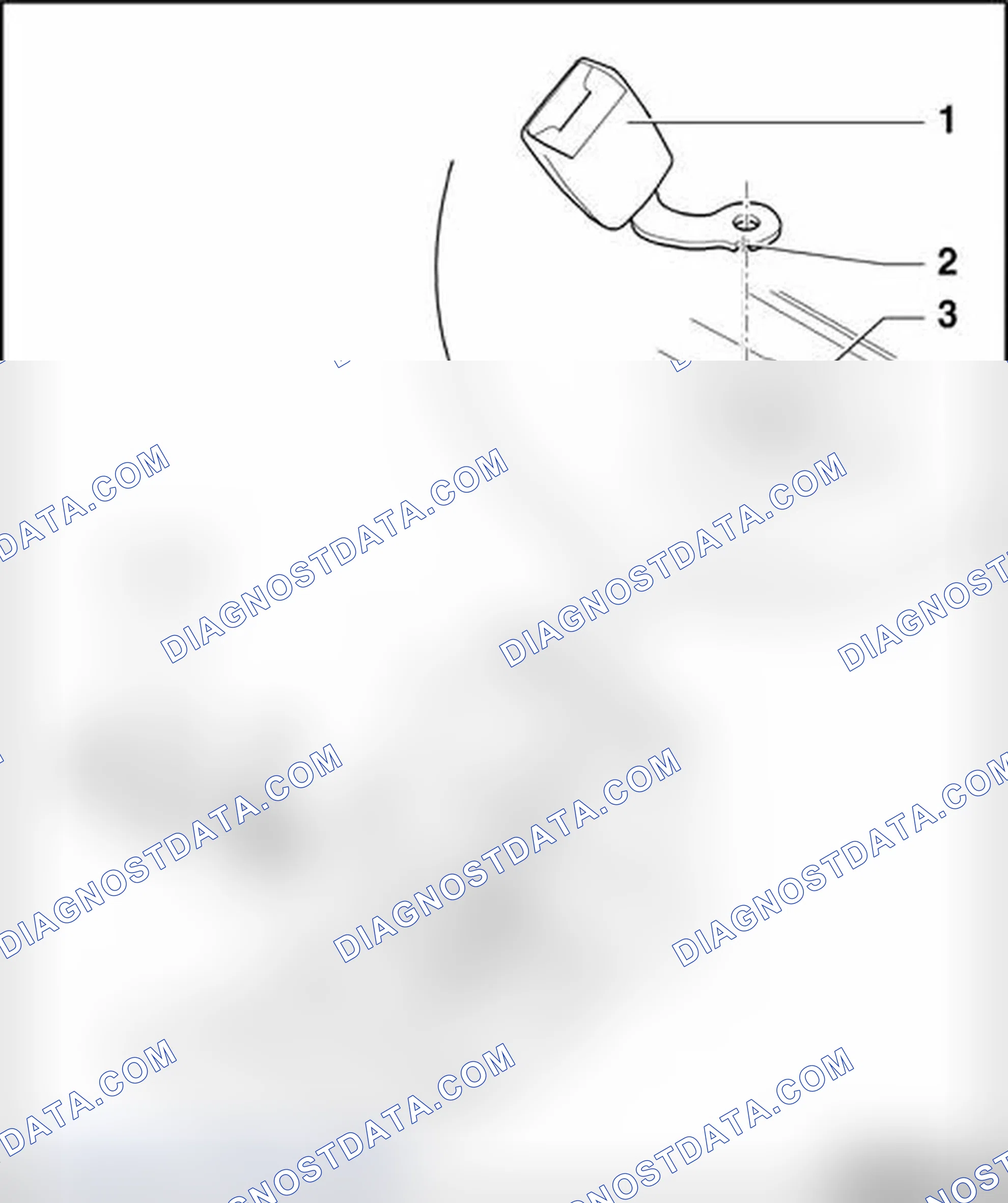 Scheme 47: Anchorage points for center floor panel, assembly overview