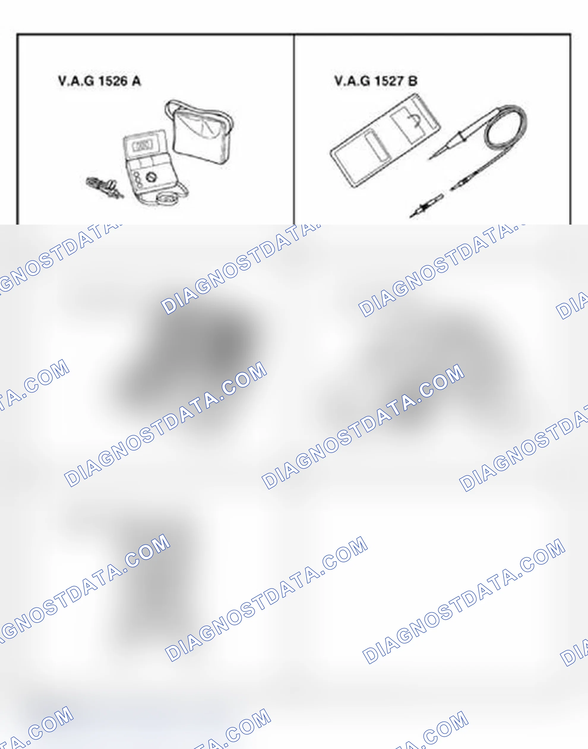 Scheme 200: Special tools and workshop equipment required